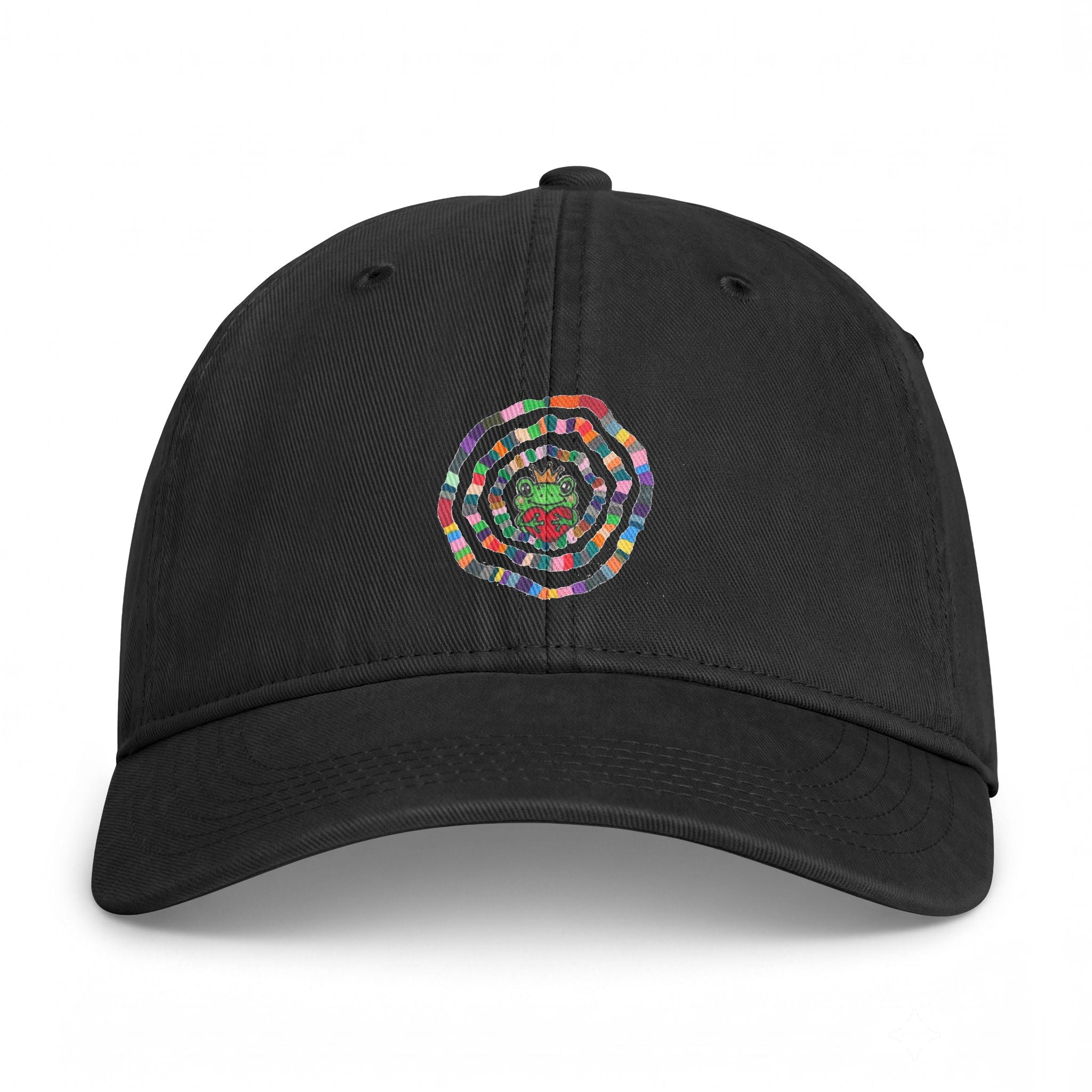 Colorful Sea Turtle Ring hat | Cap with mosaic turtle emblem