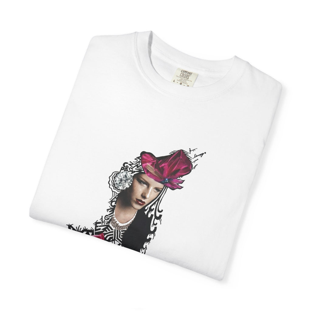 Victorian Rose Portrait T-Shirt