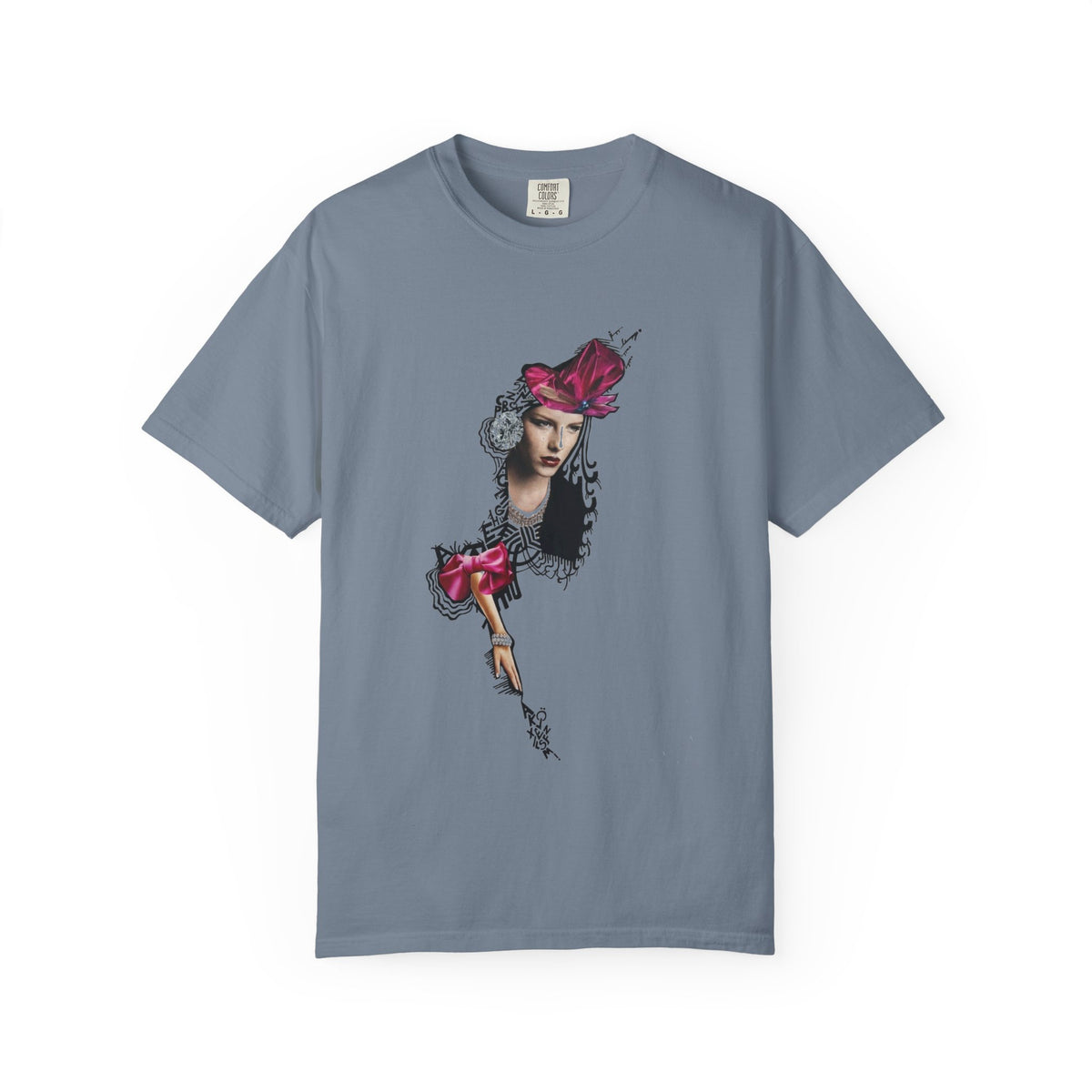 Victorian Rose Portrait T-Shirt