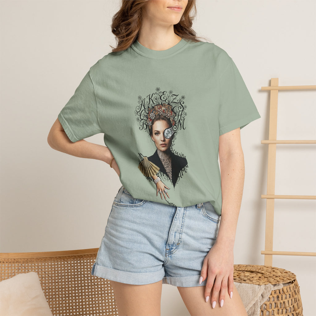 Artistic Femme Portrait T‑Shirt — 'No. 1' Fashion Graphic Tee