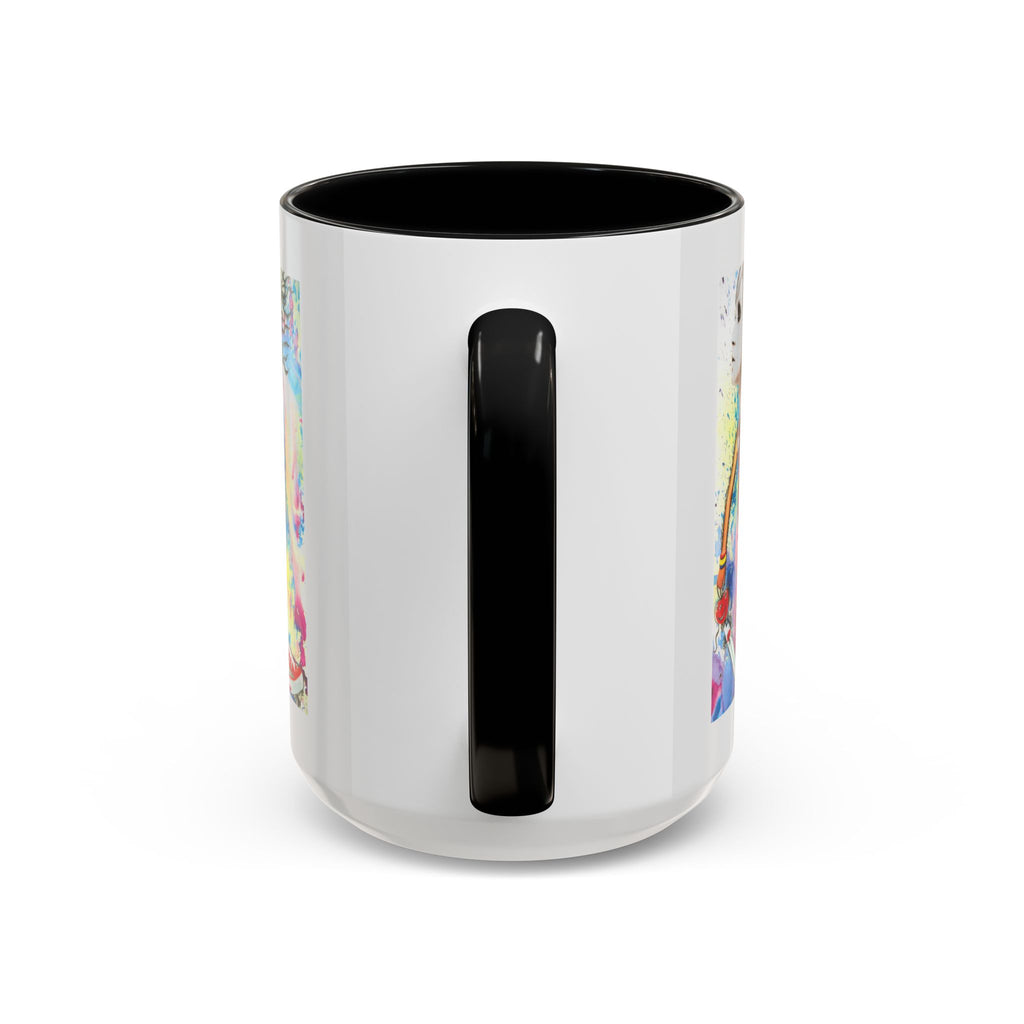 Colorful Abstract Woman Portrait Mug | Accent Coffee Mug