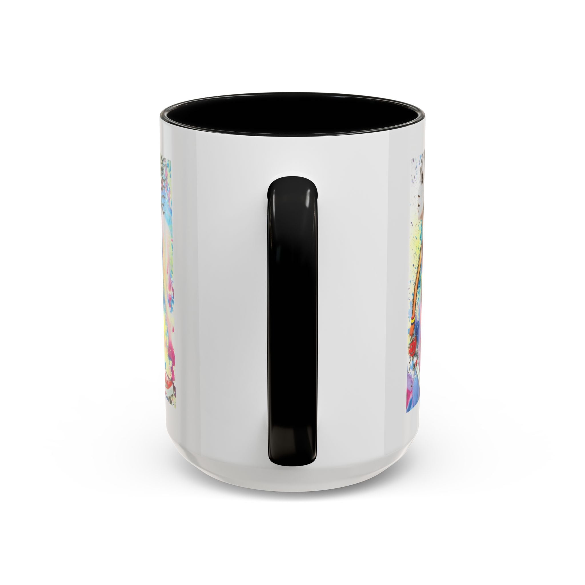 Colorful Abstract Woman Portrait Mug | Accent Coffee Mug