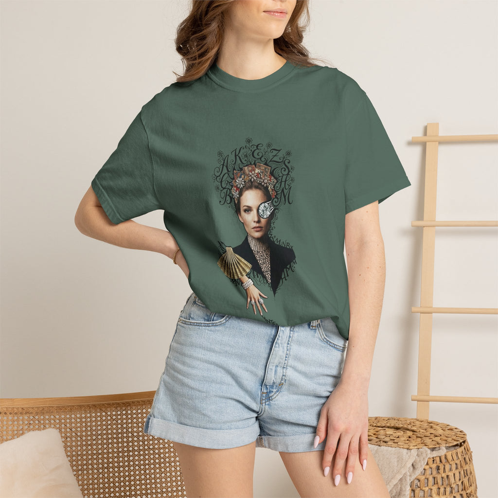 Artistic Femme Portrait T‑Shirt — 'No. 1' Fashion Graphic Tee