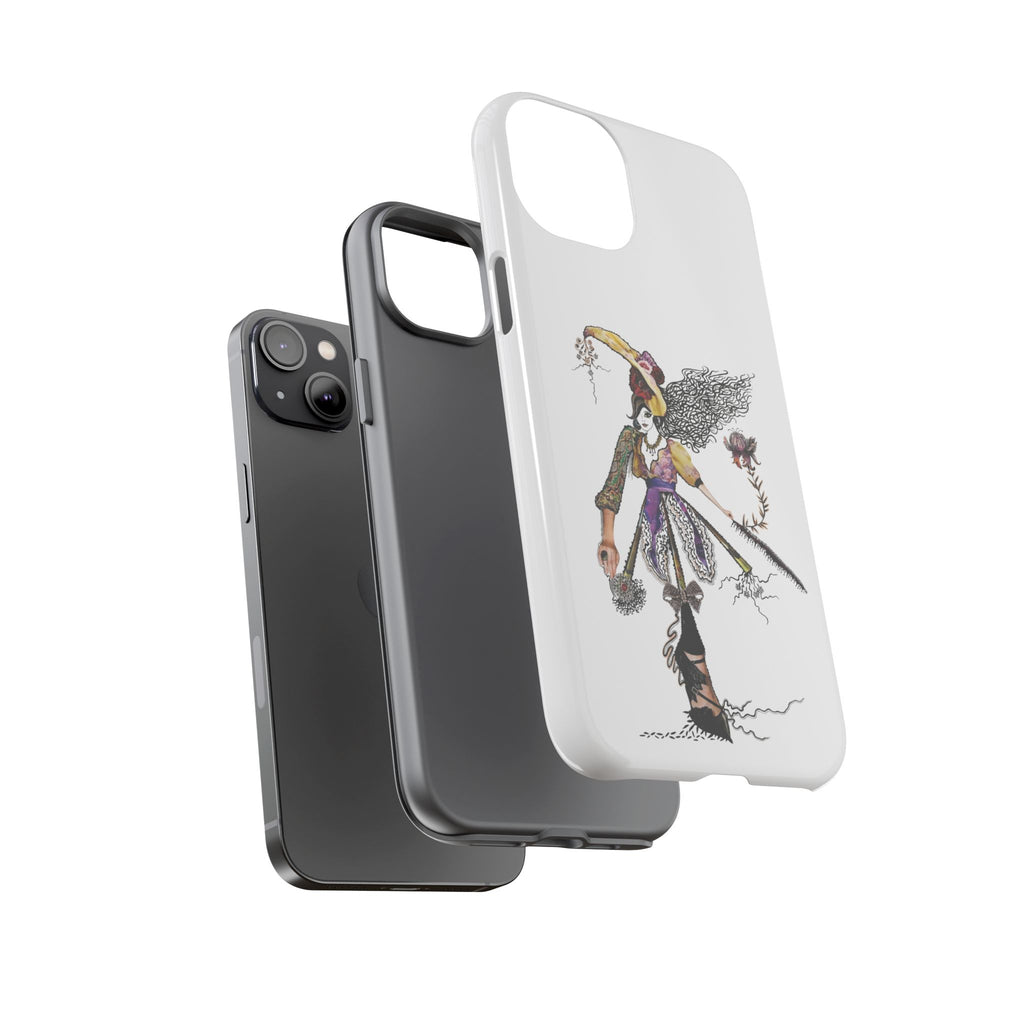 Victorian Witch Illustration Phone Case | iPhone Rugged Case