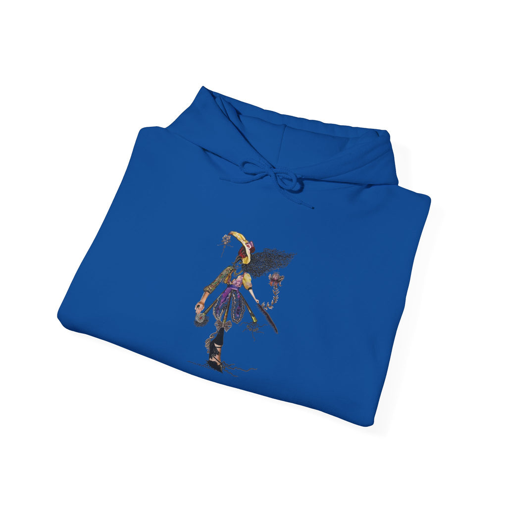 Hoodie — Gothic Angel Warrior Illustration Pullover