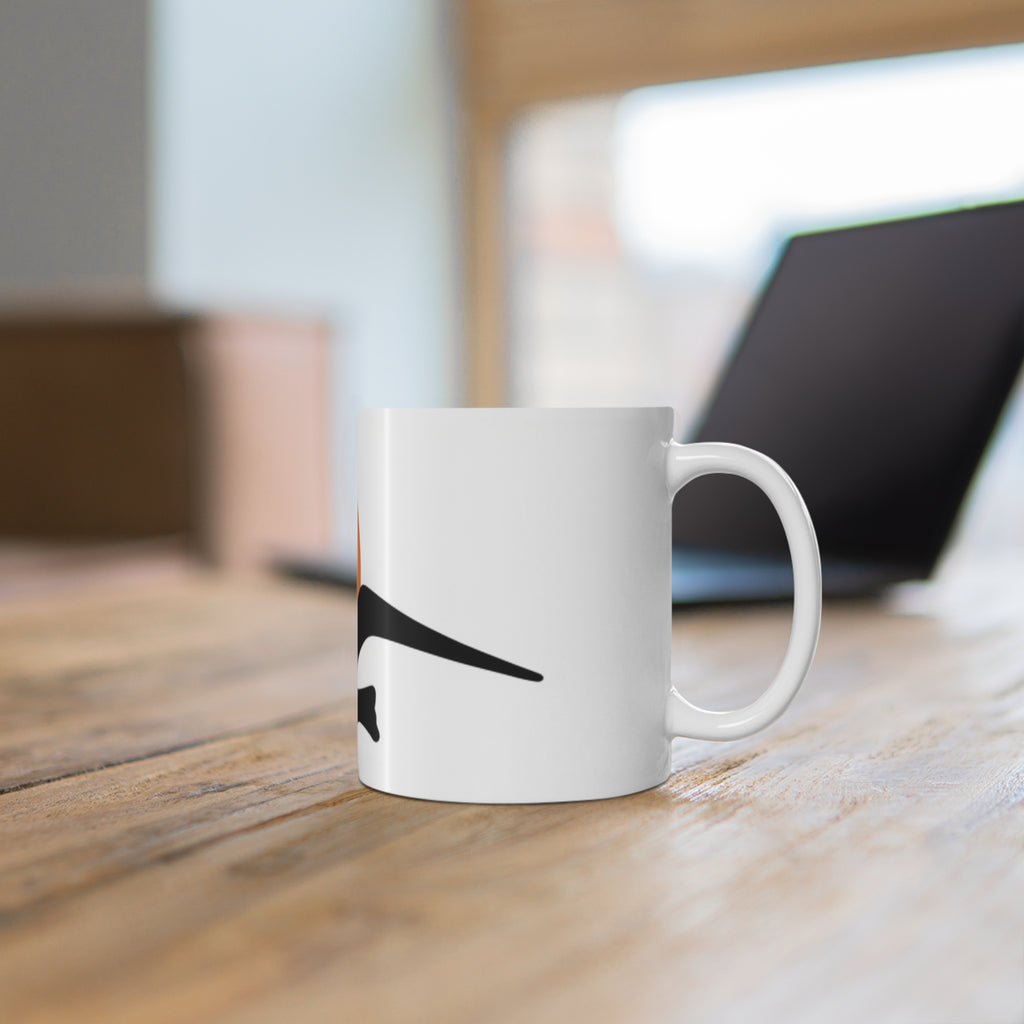 Seagull Sunset Mug | Beach Sunrise Silhouette Coffee Cup