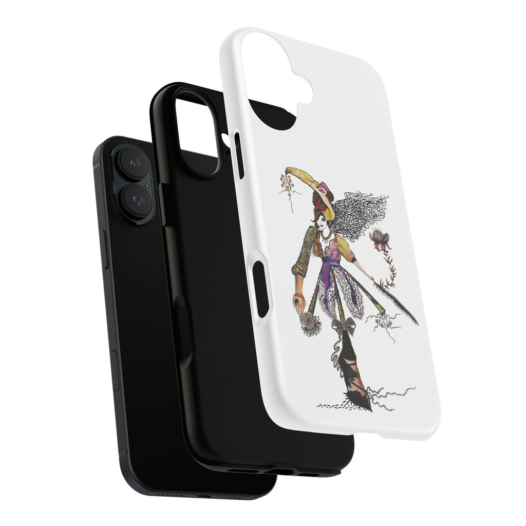 Victorian Witch Illustration Phone Case | iPhone Rugged Case