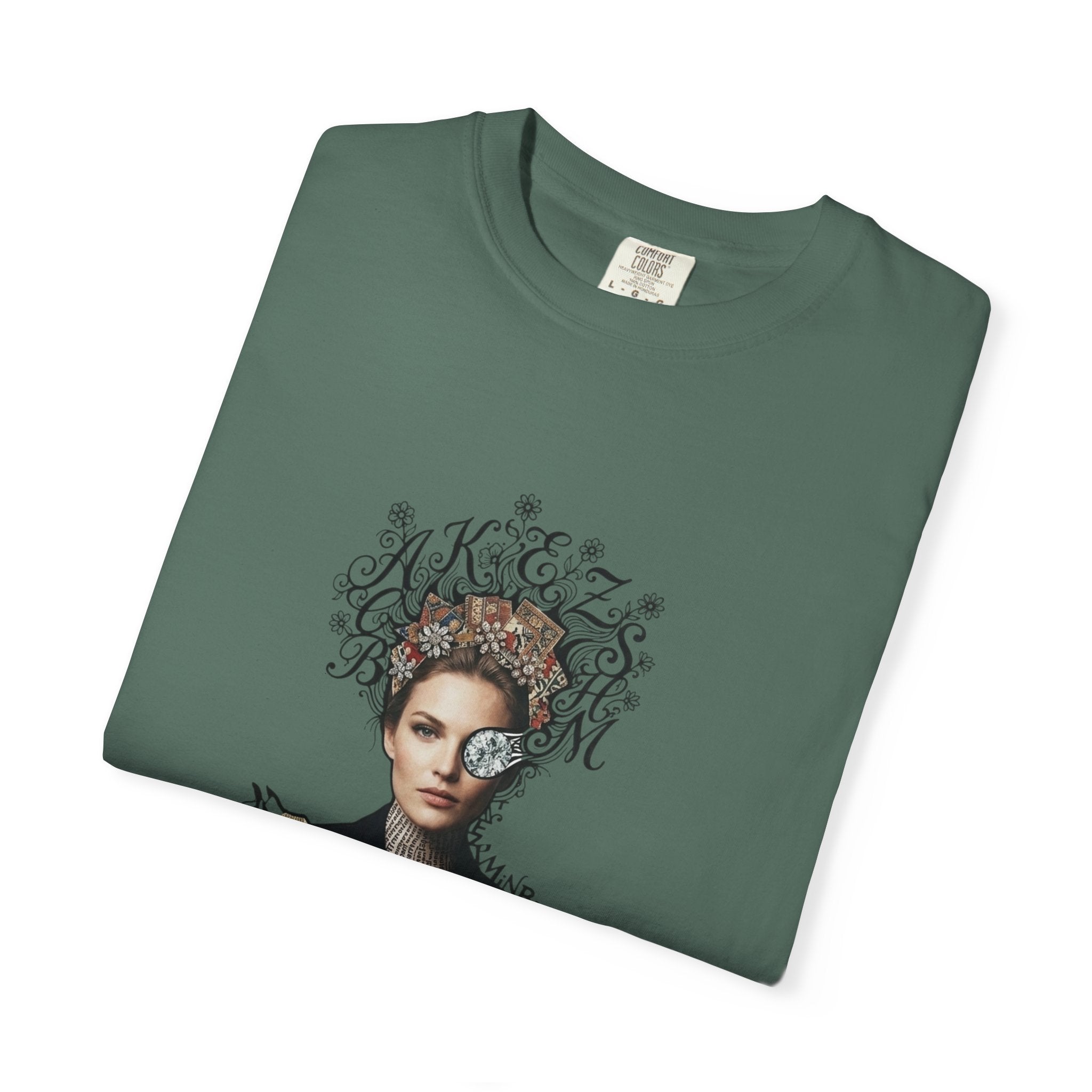 Artistic Femme Portrait T‑Shirt — 'No. 1' Fashion Graphic Tee