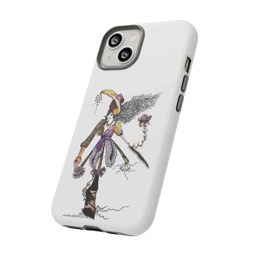 Victorian Witch Illustration Phone Case | iPhone Rugged Case