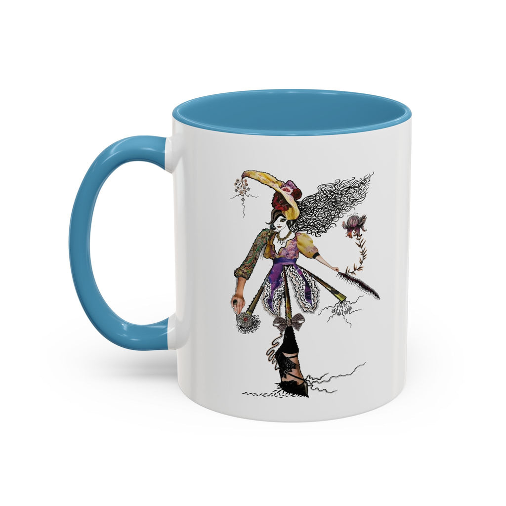 Whimsical Witch Illustration Mug | Accent Coffee Mug 11oz 15oz