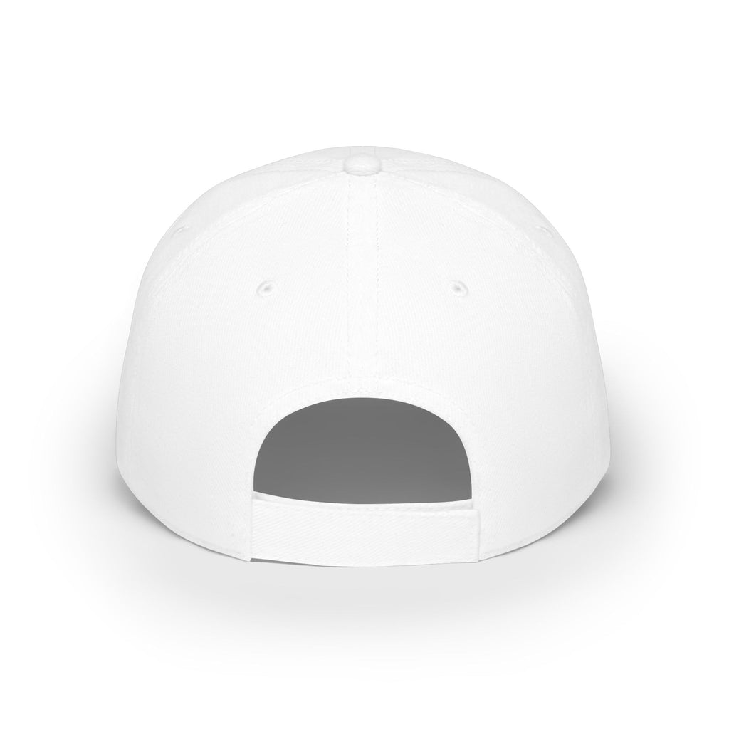 Colorful Spiral Sunflower Cap | Red Low Profile Baseball Cap