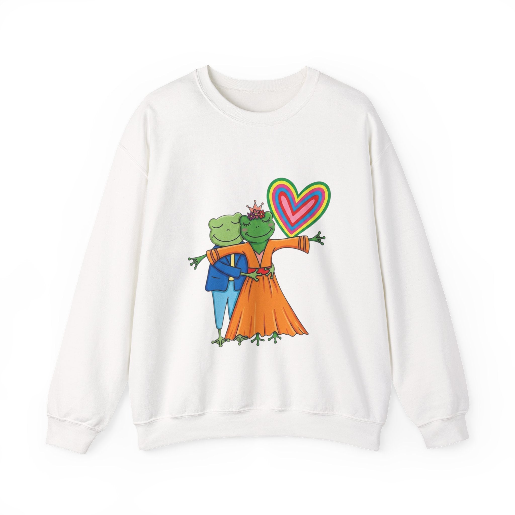 Frog Couple Heart Sweatshirt