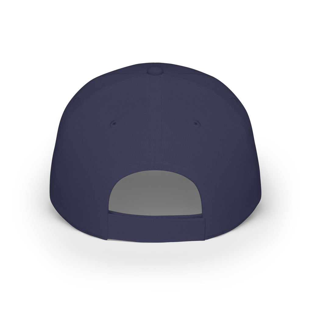 Colorful Spiral Sunflower Cap | Red Low Profile Baseball Cap