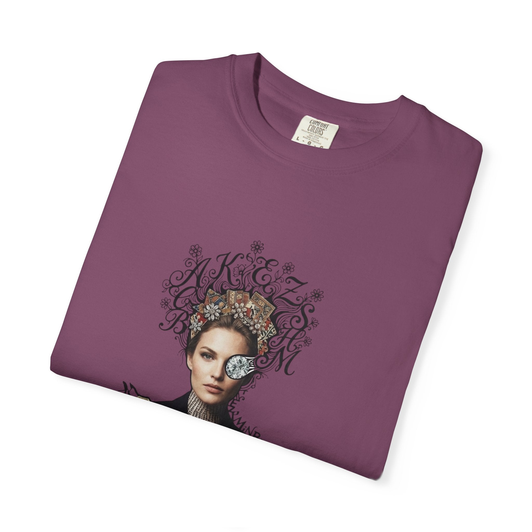 Artistic Femme Portrait T‑Shirt — 'No. 1' Fashion Graphic Tee