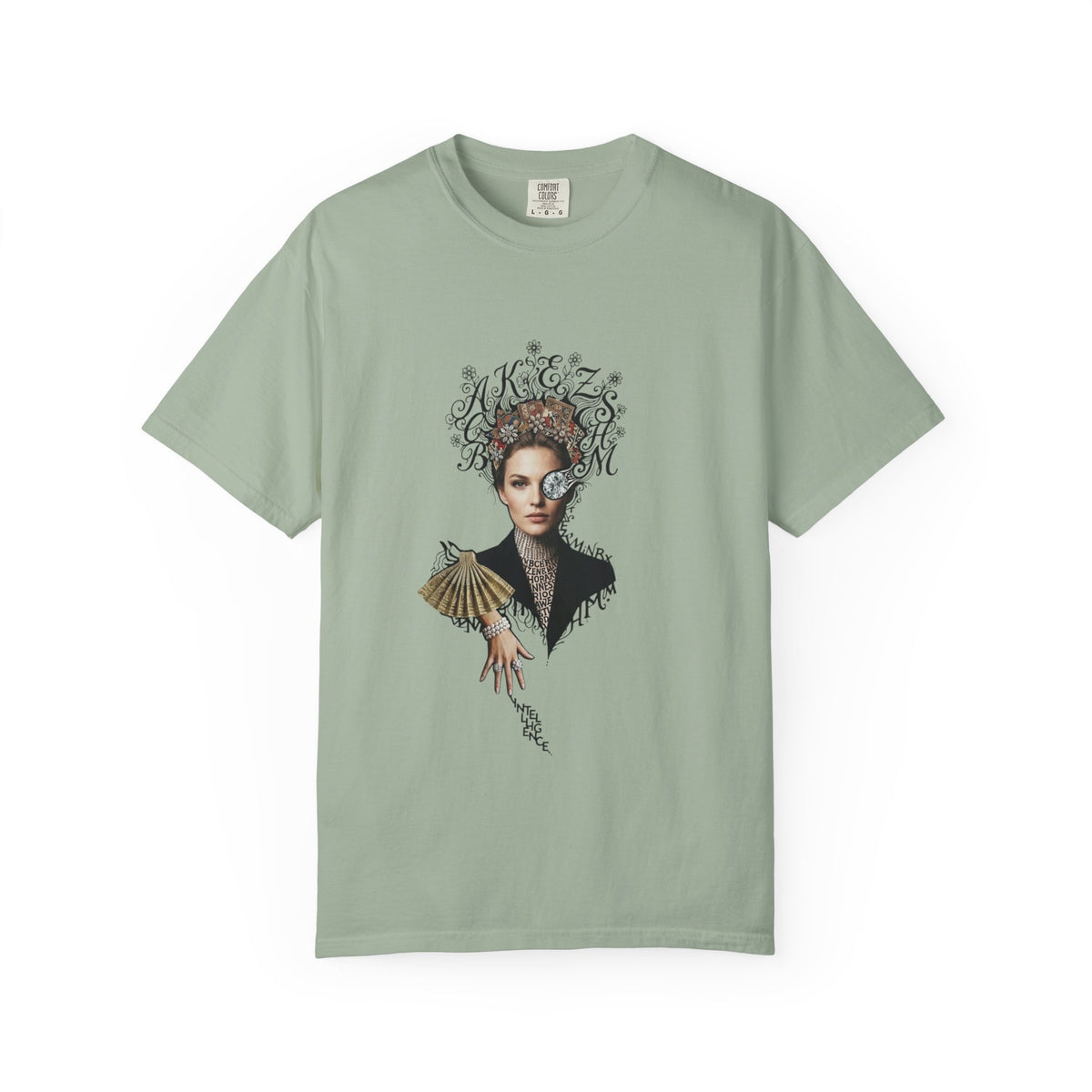 Artistic Femme Portrait T‑Shirt — 'No. 1' Fashion Graphic Tee