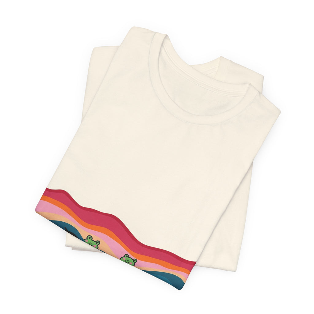Desert Sunset Wave Graphic Tee