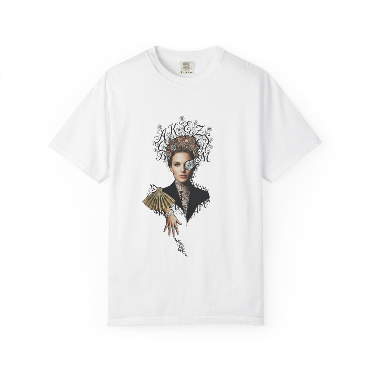 Artistic Femme Portrait T‑Shirt — 'No. 1' Fashion Graphic Tee