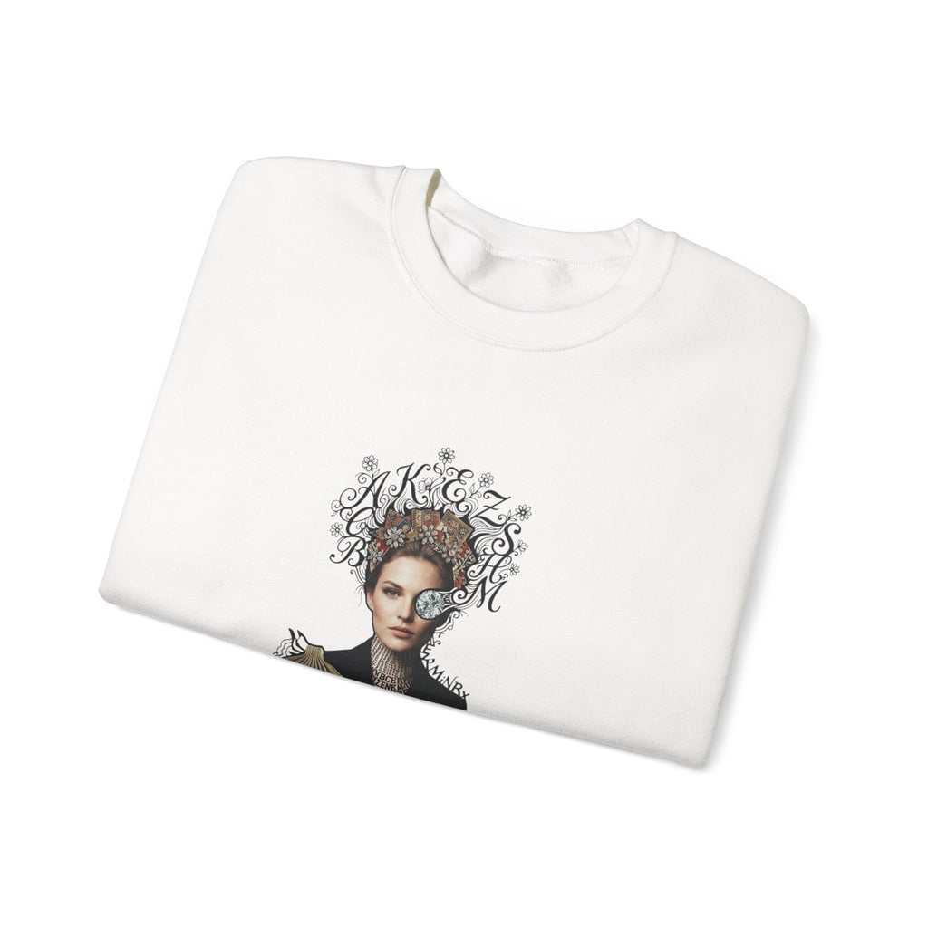Queen of Hearts Portrait Crewneck Sweatshirt