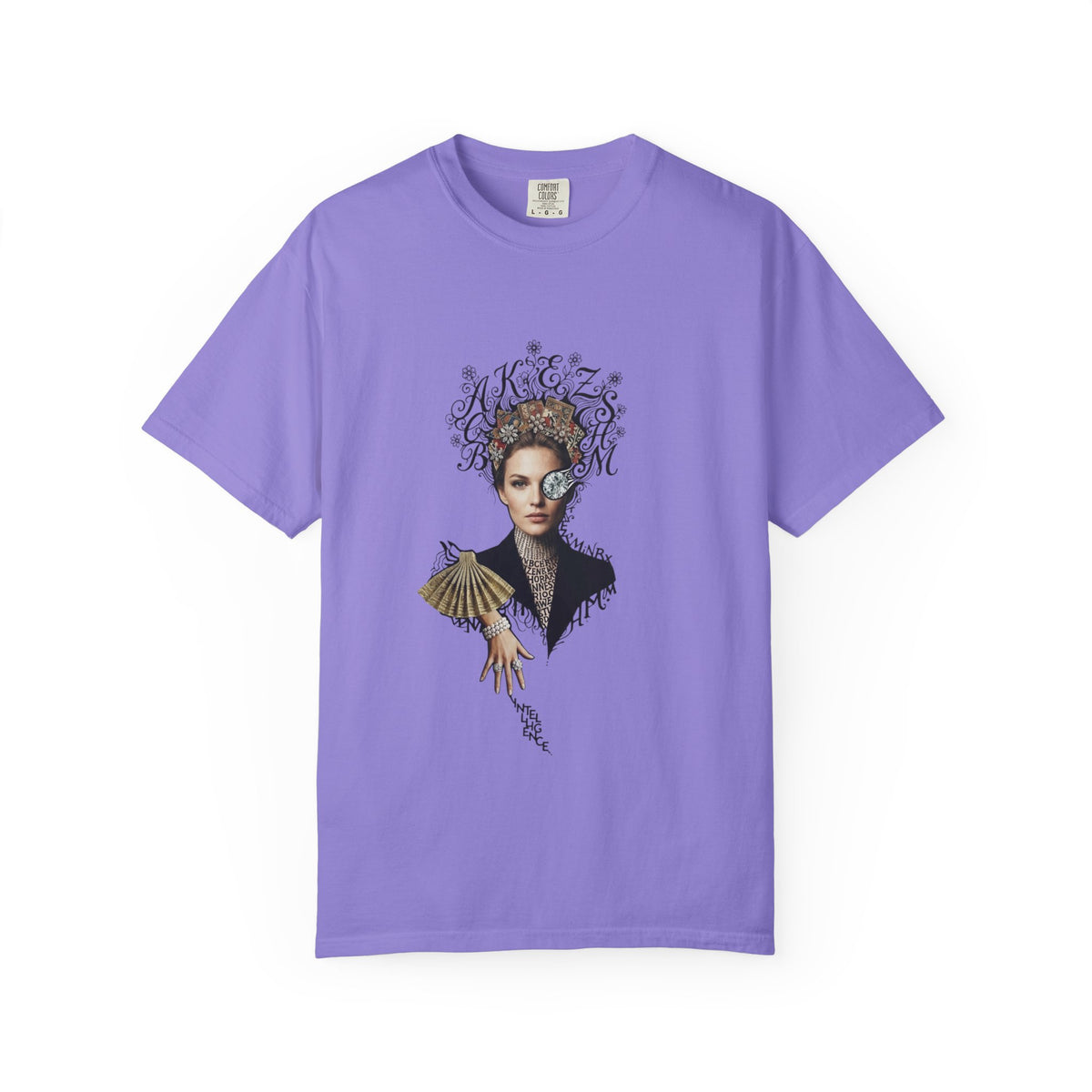 Artistic Femme Portrait T‑Shirt — 'No. 1' Fashion Graphic Tee