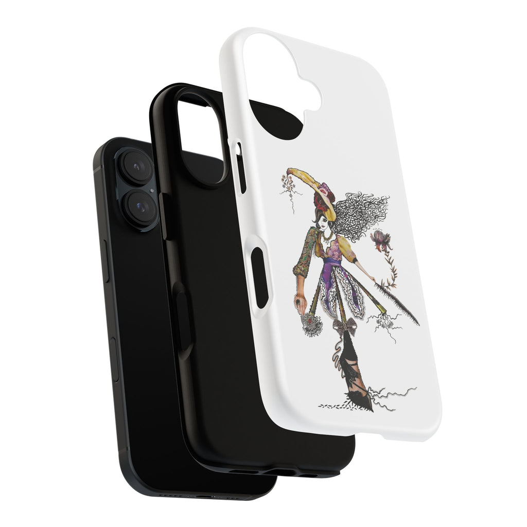 Victorian Witch Illustration Phone Case | iPhone Rugged Case
