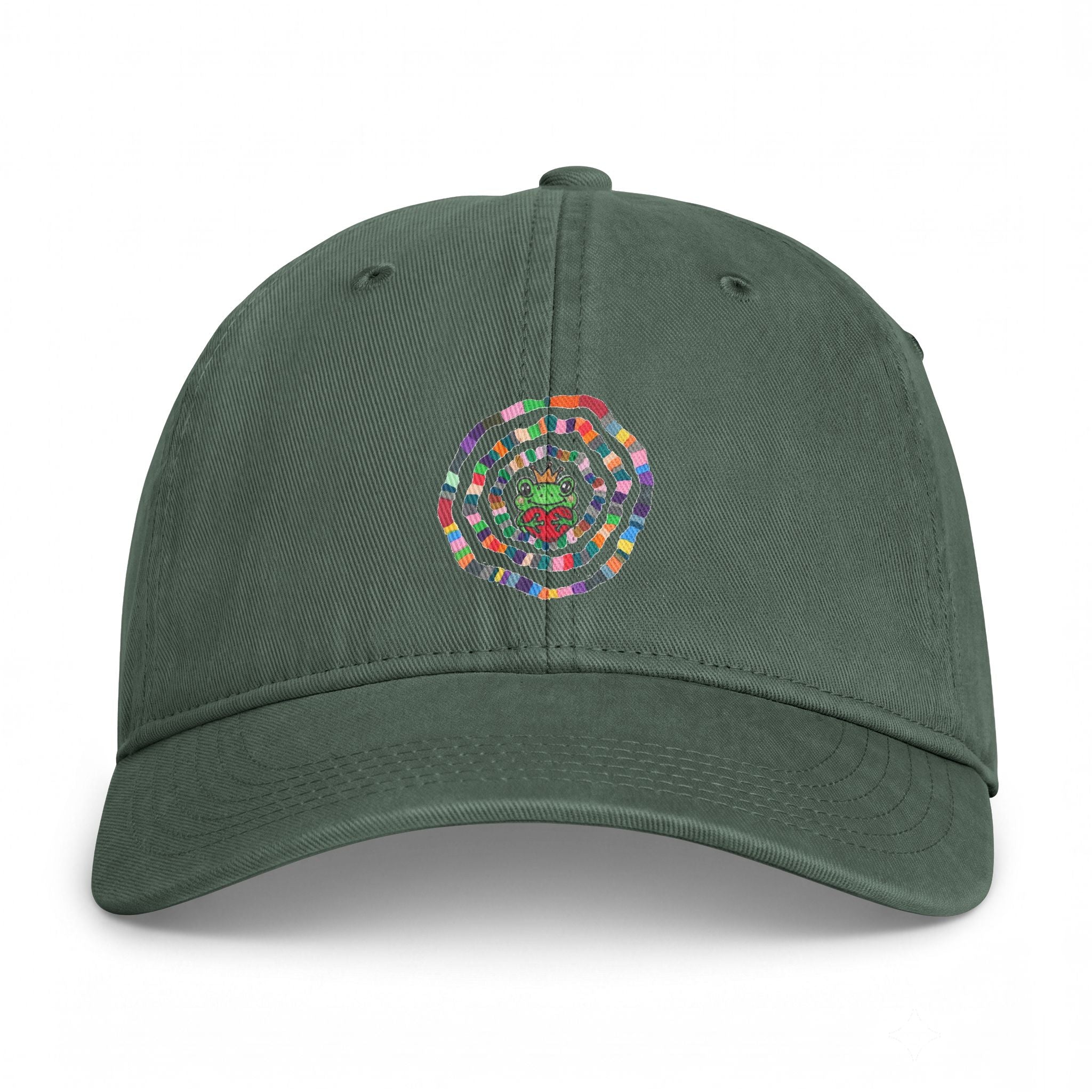 Colorful Sea Turtle Ring hat | Cap with mosaic turtle emblem
