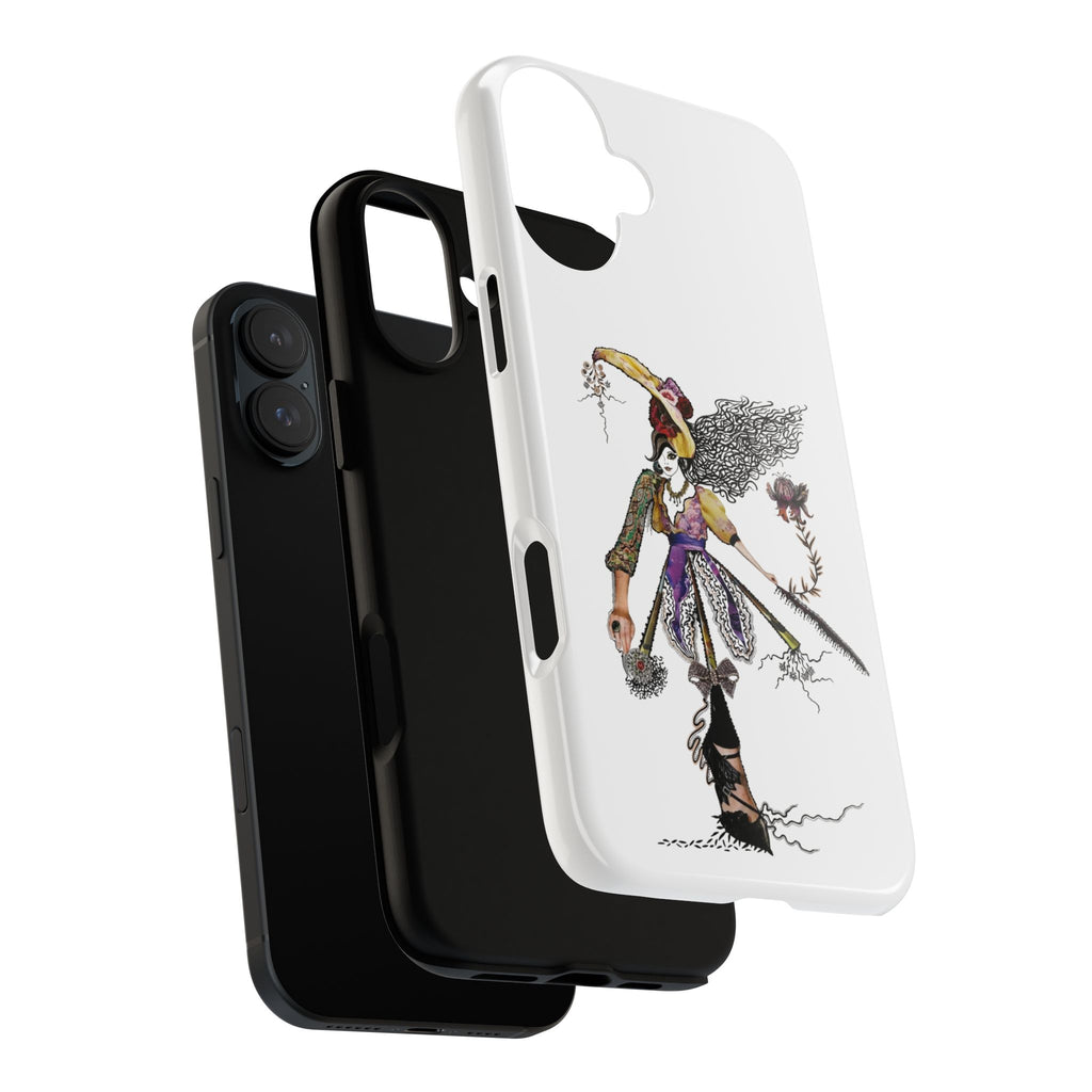 Victorian Witch Illustration Phone Case | iPhone Rugged Case