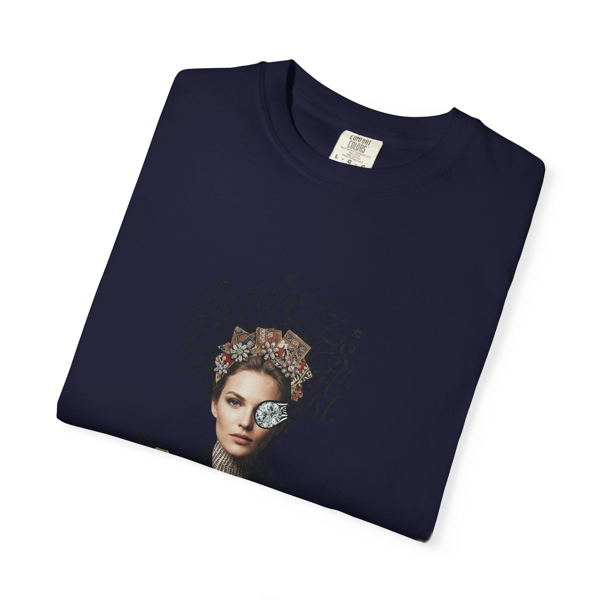 Artistic Femme Portrait T‑Shirt — 'No. 1' Fashion Graphic Tee
