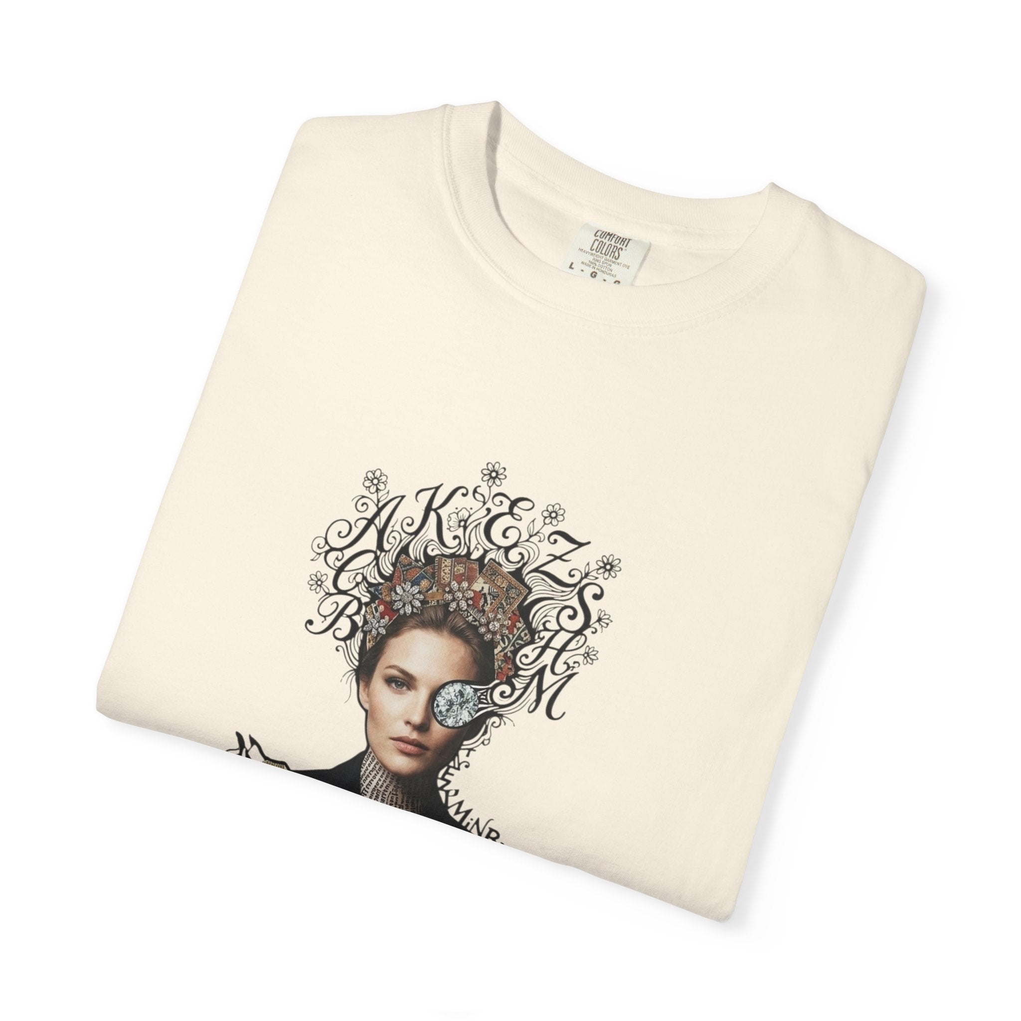 Artistic Femme Portrait T‑Shirt — 'No. 1' Fashion Graphic Tee