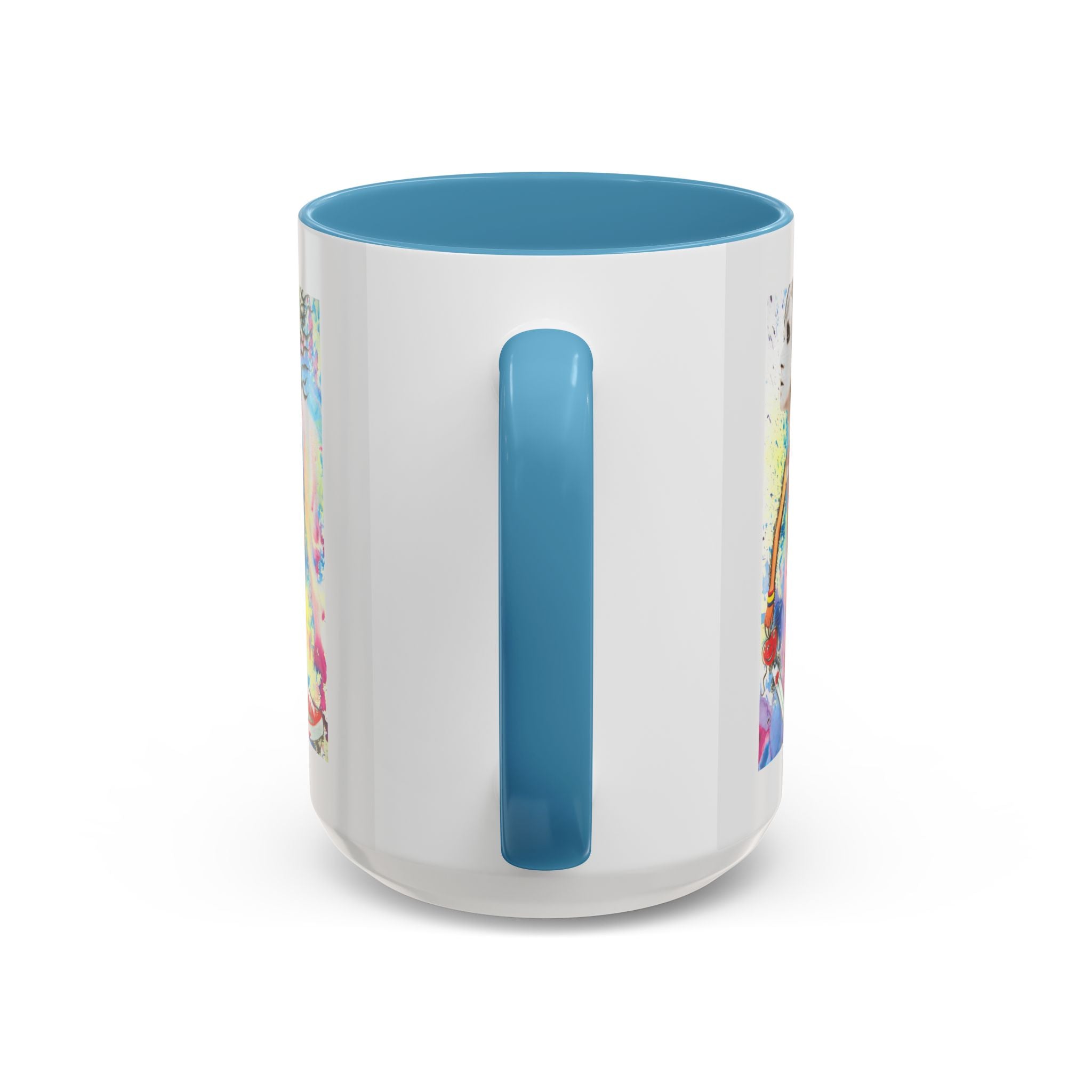 Colorful Abstract Woman Portrait Mug | Accent Coffee Mug