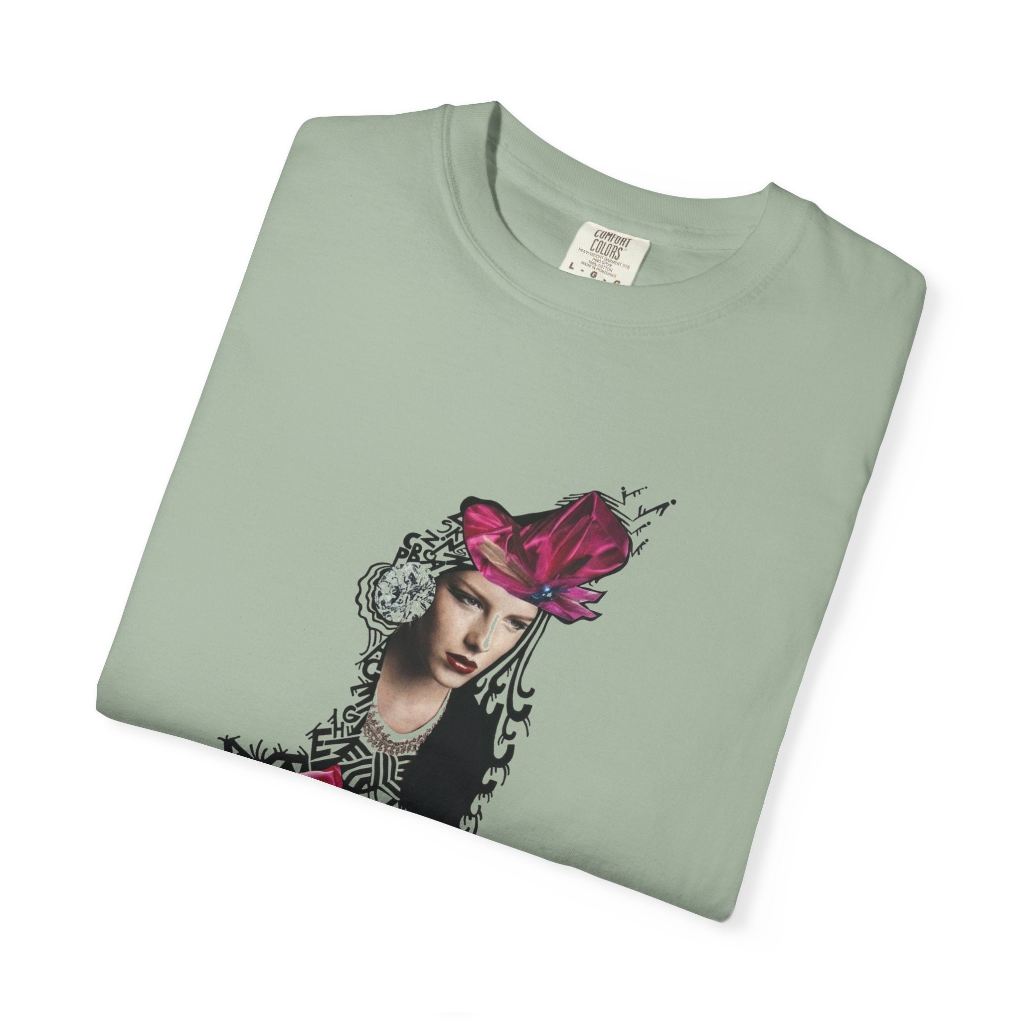 Victorian Rose Portrait T-Shirt
