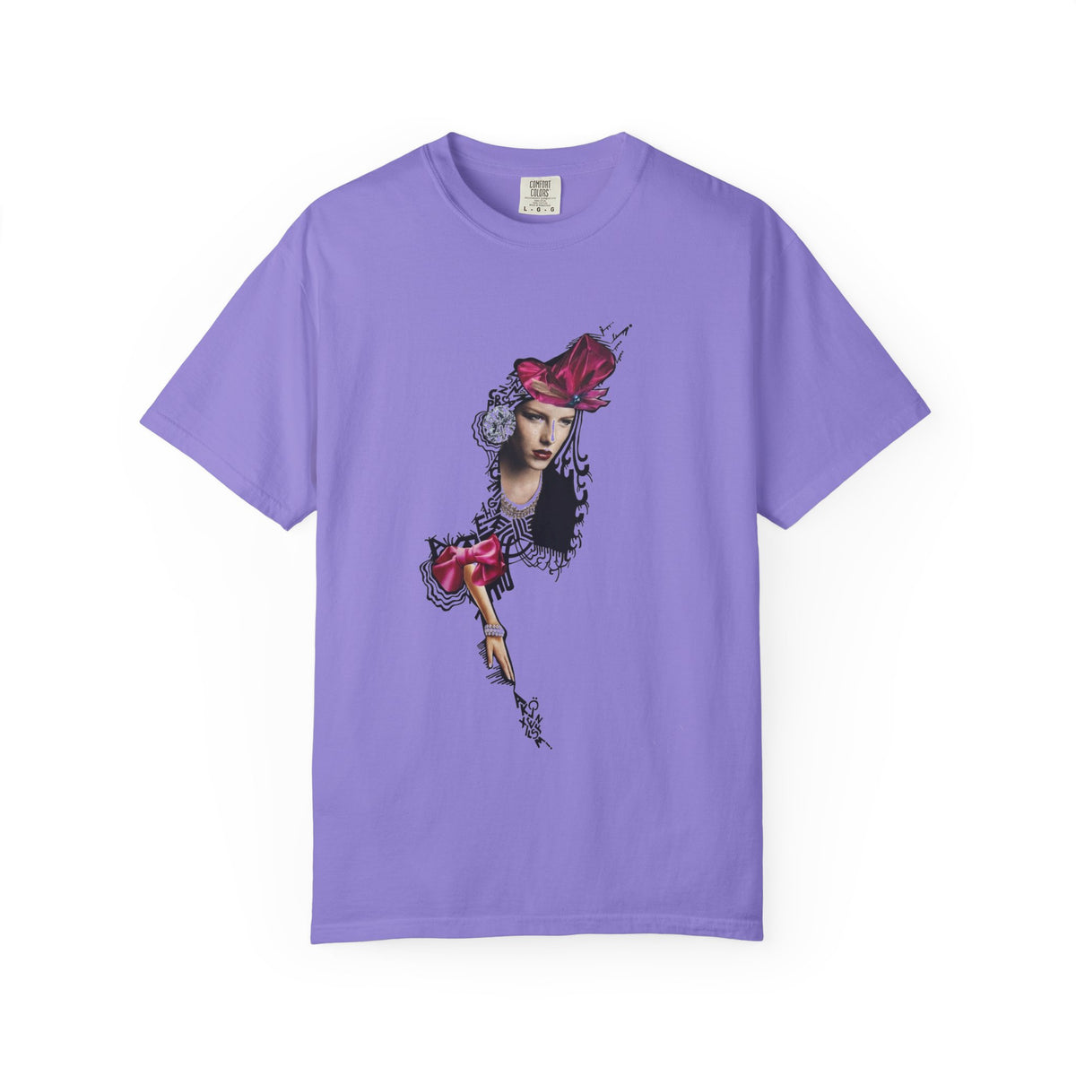 Victorian Rose Portrait T-Shirt