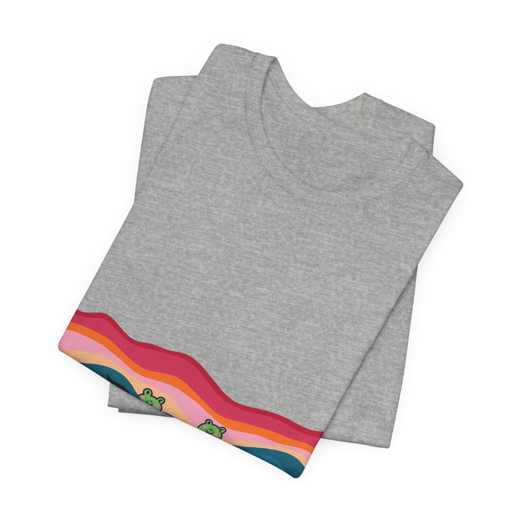 Desert Sunset Wave Graphic Tee