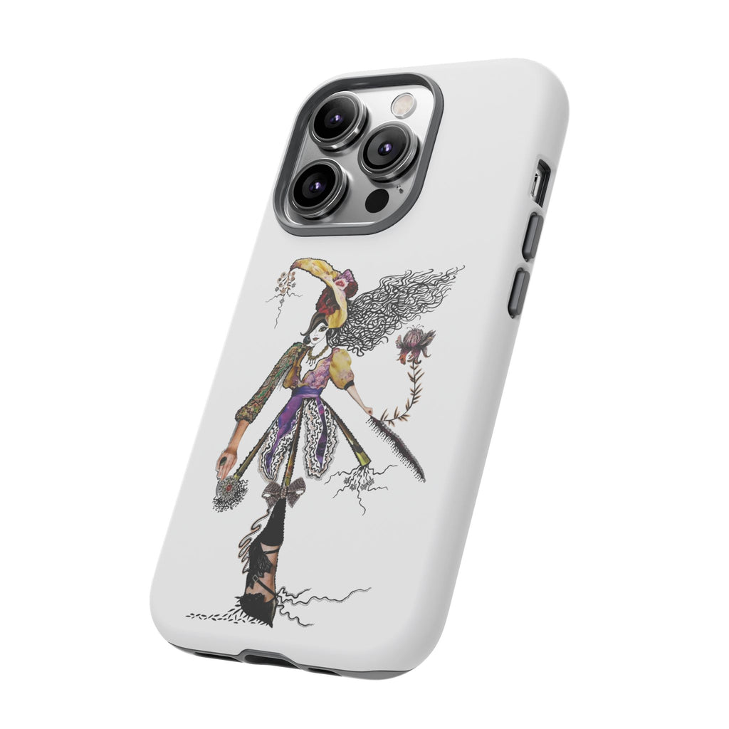 Victorian Witch Illustration Phone Case | iPhone Rugged Case