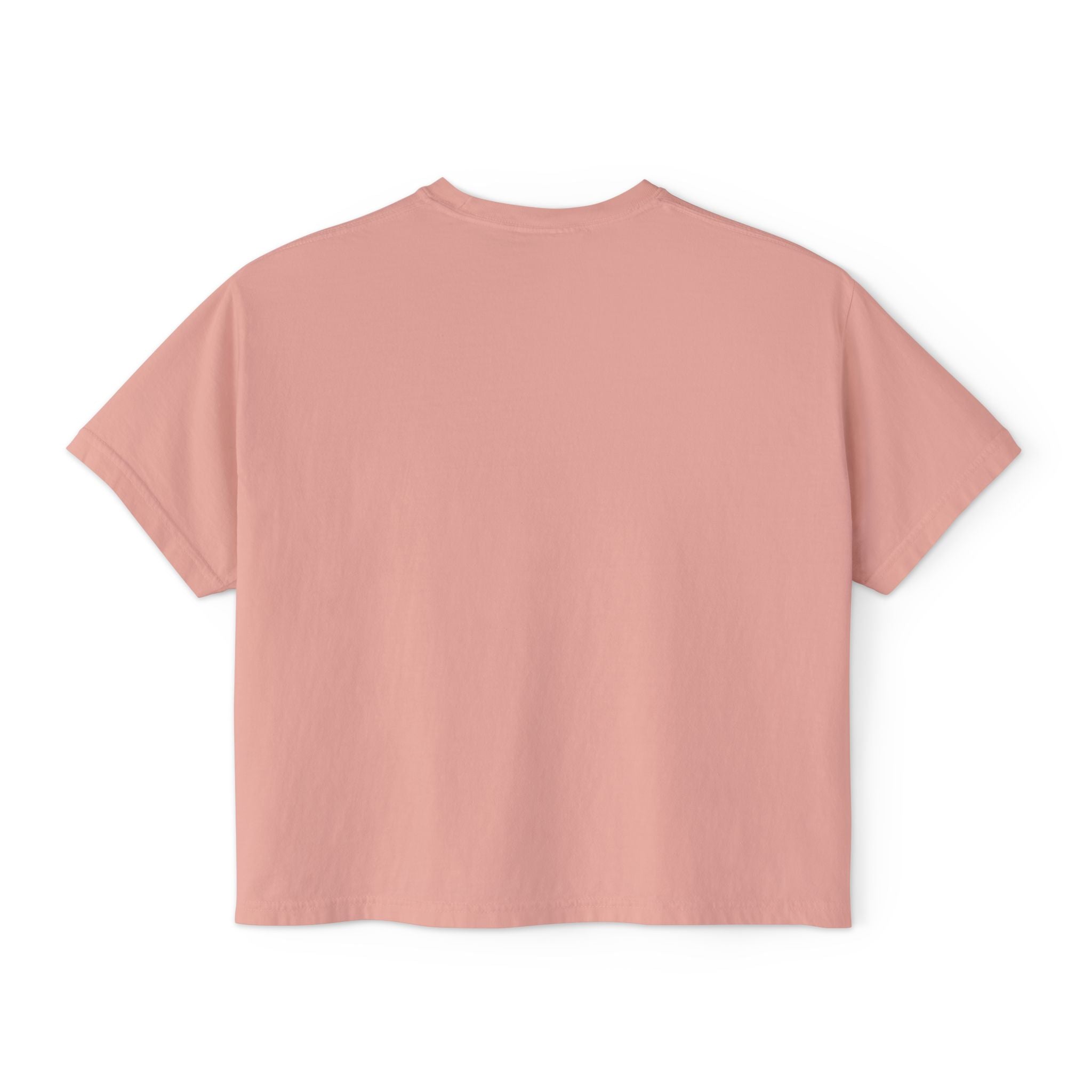 Surreal Floral-Head Figure Boxy Tee | Collage Art, Abstract Portrait