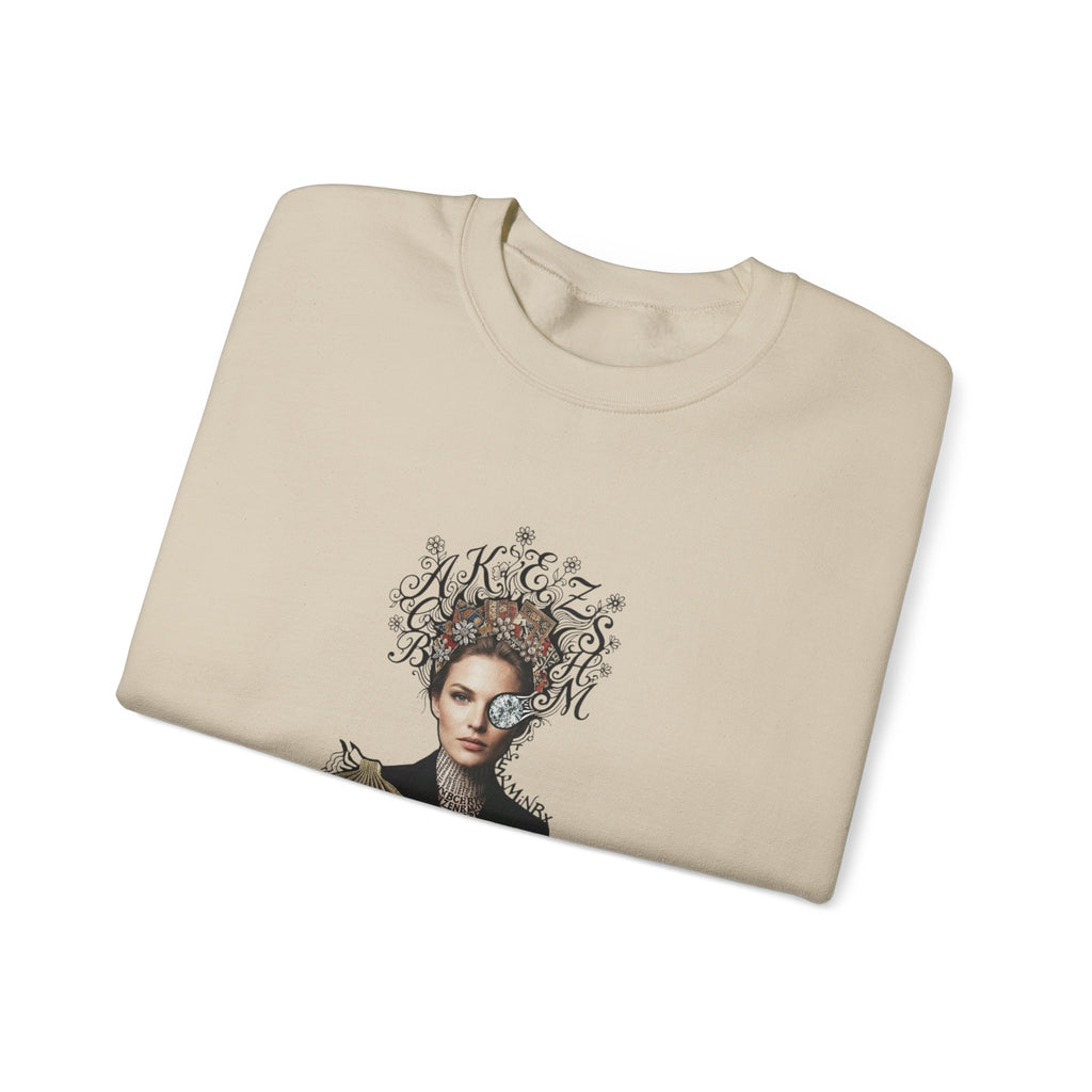 Queen of Hearts Portrait Crewneck Sweatshirt
