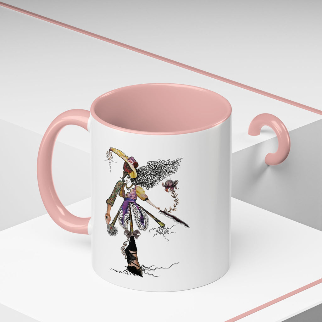 Whimsical Witch Illustration Mug | Accent Coffee Mug 11oz 15oz