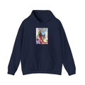 Colorful Mermaid Art Hoodie — Vibrant Watercolor Seahorse & Mermaid Graphic