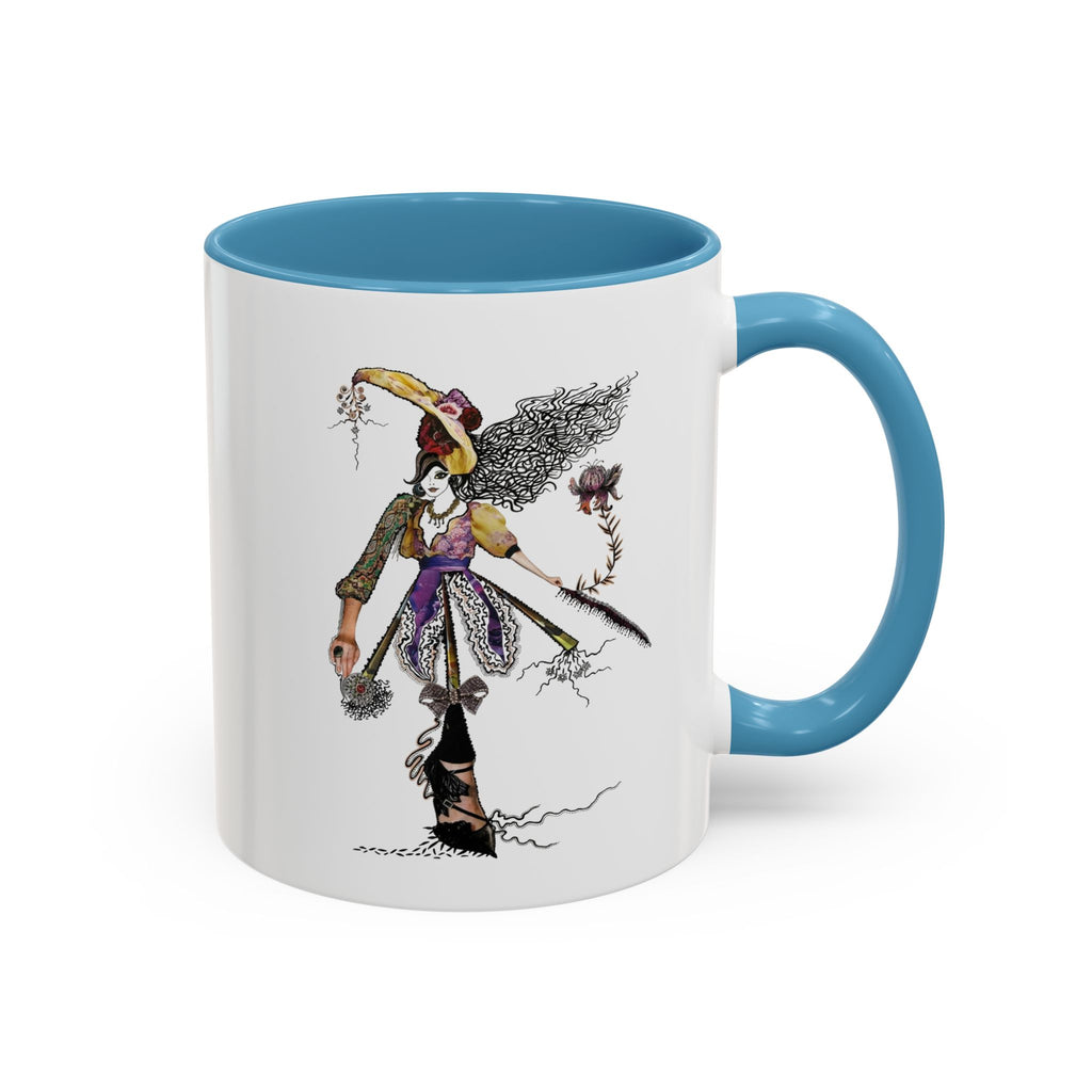 Whimsical Witch Illustration Mug | Accent Coffee Mug 11oz 15oz