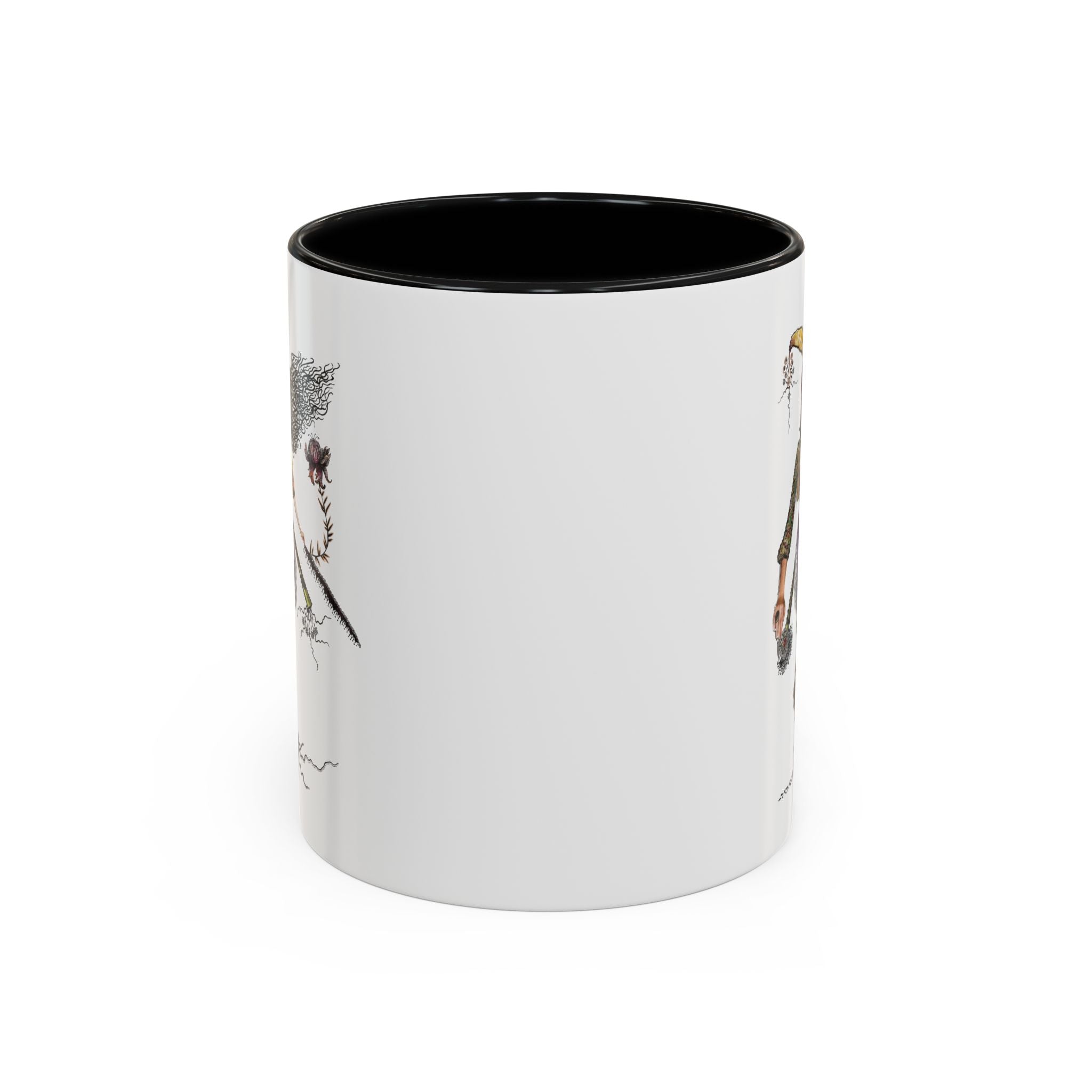 Whimsical Witch Illustration Mug | Accent Coffee Mug 11oz 15oz