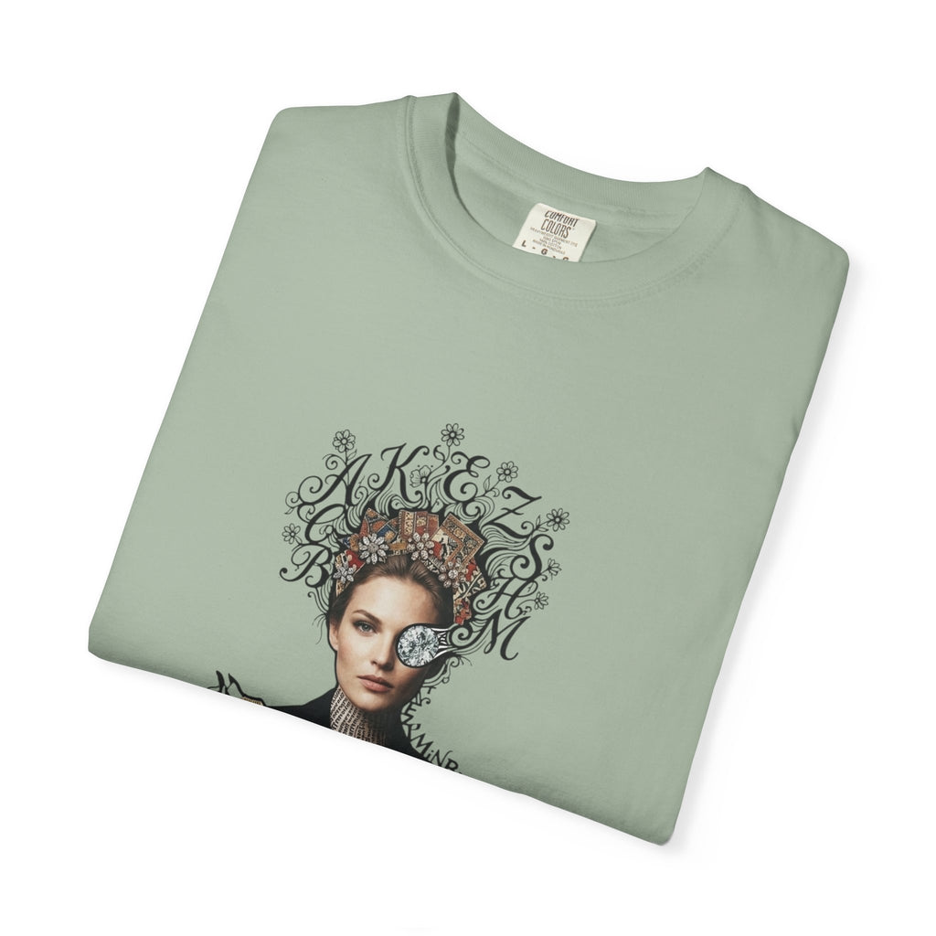 Artistic Femme Portrait T‑Shirt — 'No. 1' Fashion Graphic Tee