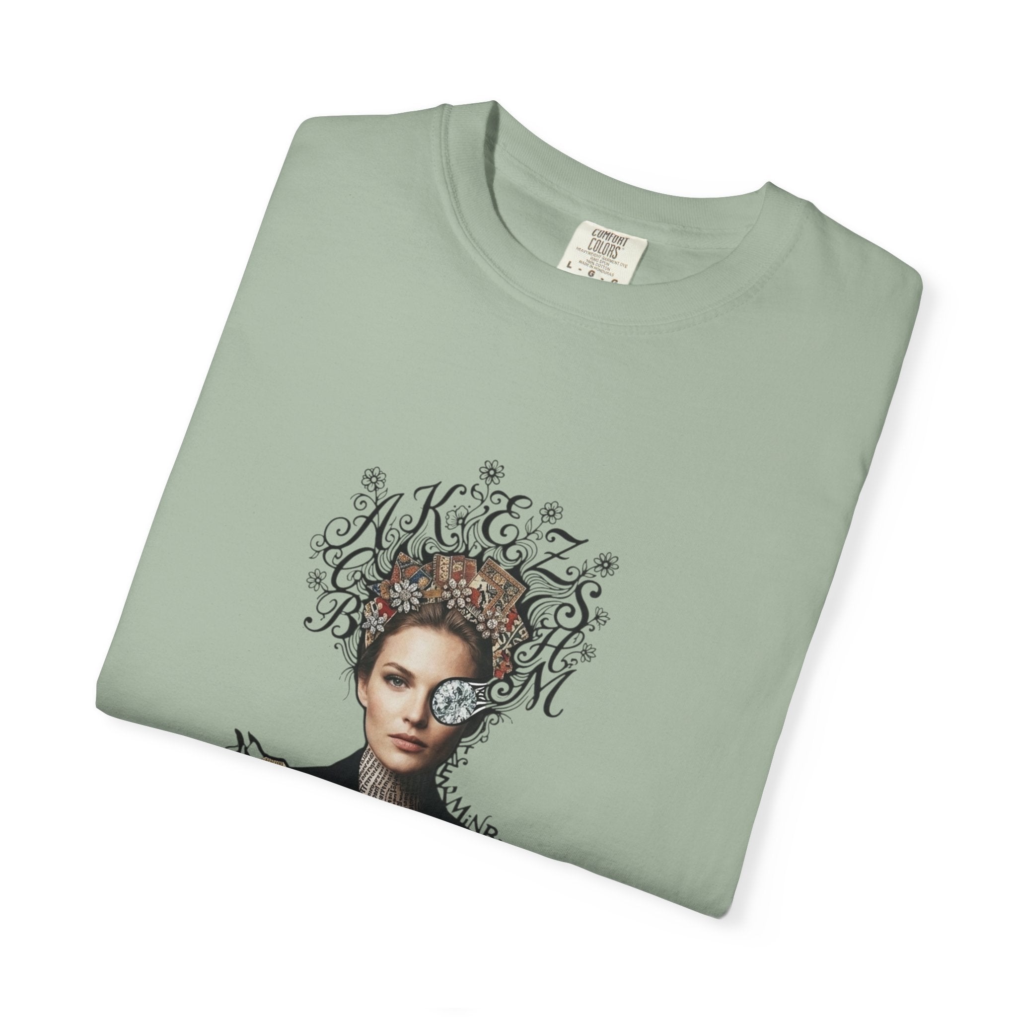 Artistic Femme Portrait T‑Shirt — 'No. 1' Fashion Graphic Tee