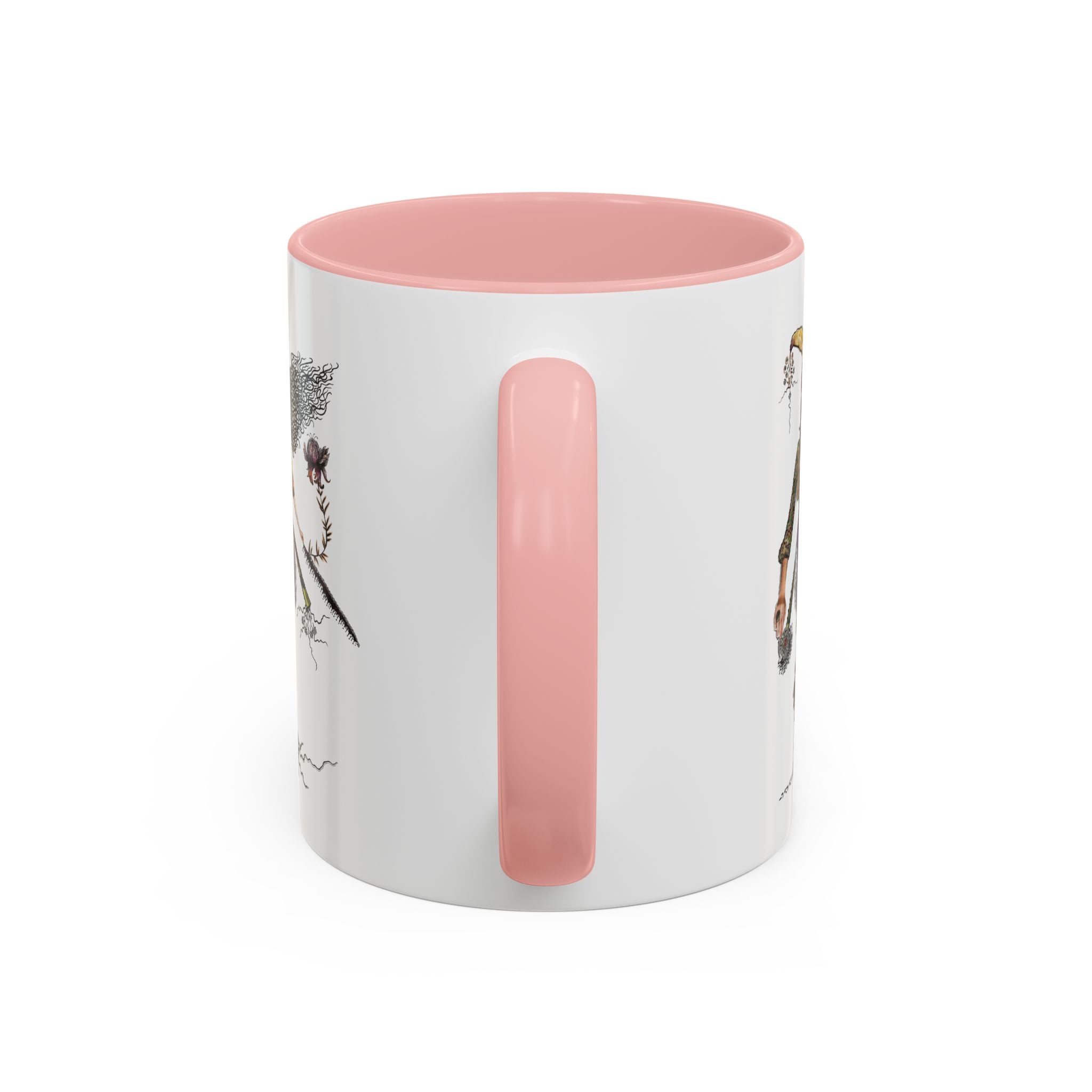 Whimsical Witch Illustration Mug | Accent Coffee Mug 11oz 15oz