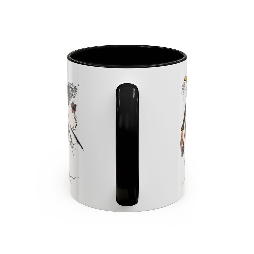 Whimsical Witch Illustration Mug | Accent Coffee Mug 11oz 15oz