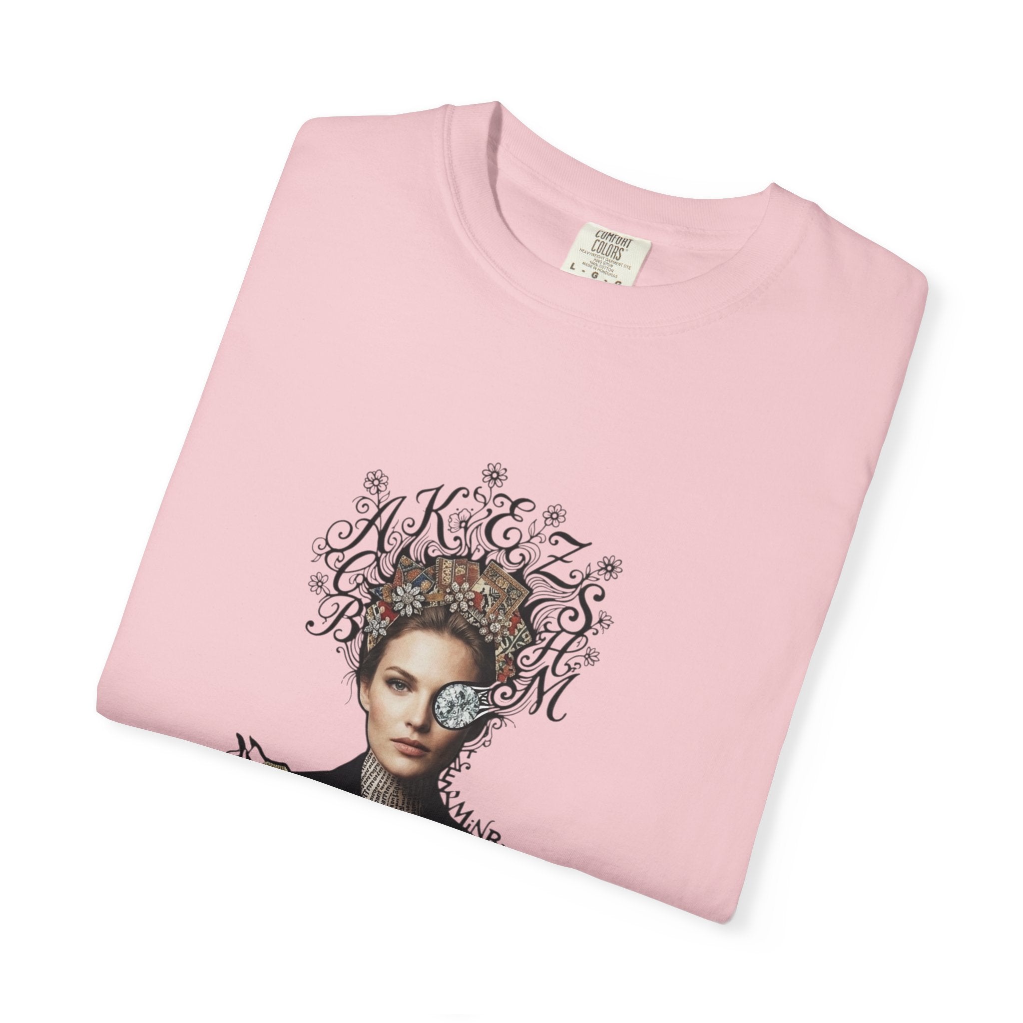 Artistic Femme Portrait T‑Shirt — 'No. 1' Fashion Graphic Tee