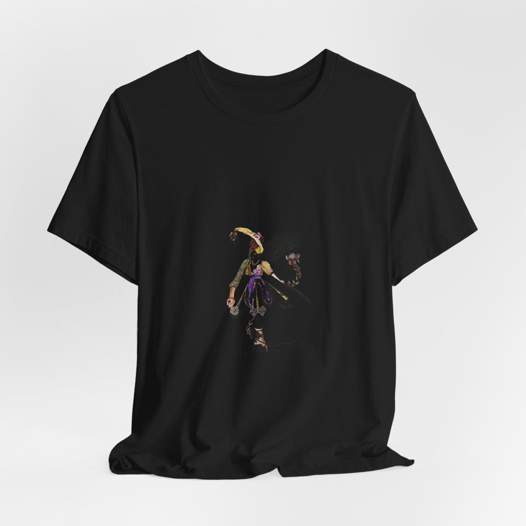 Pirate Captain Sketch Graphic Tee — Playful Anime-Inspired Pirate Character T-Shirt