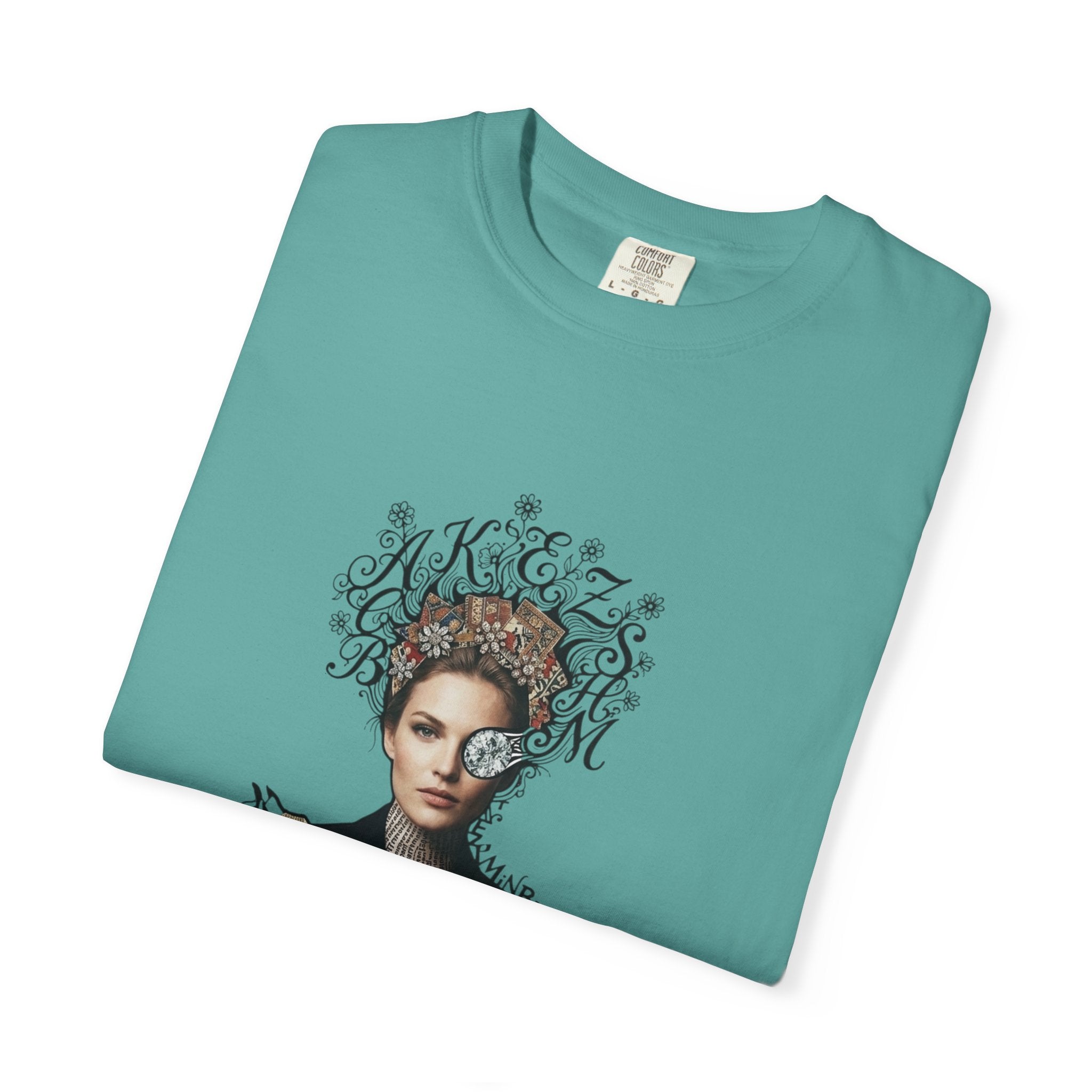Artistic Femme Portrait T‑Shirt — 'No. 1' Fashion Graphic Tee