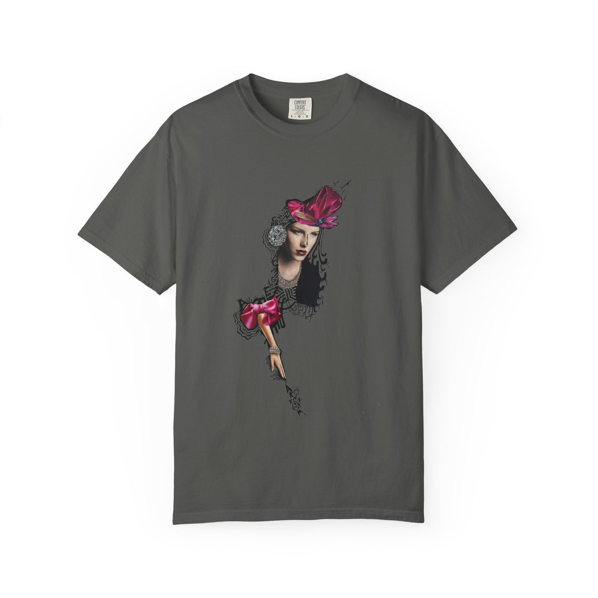 Victorian Rose Portrait T-Shirt