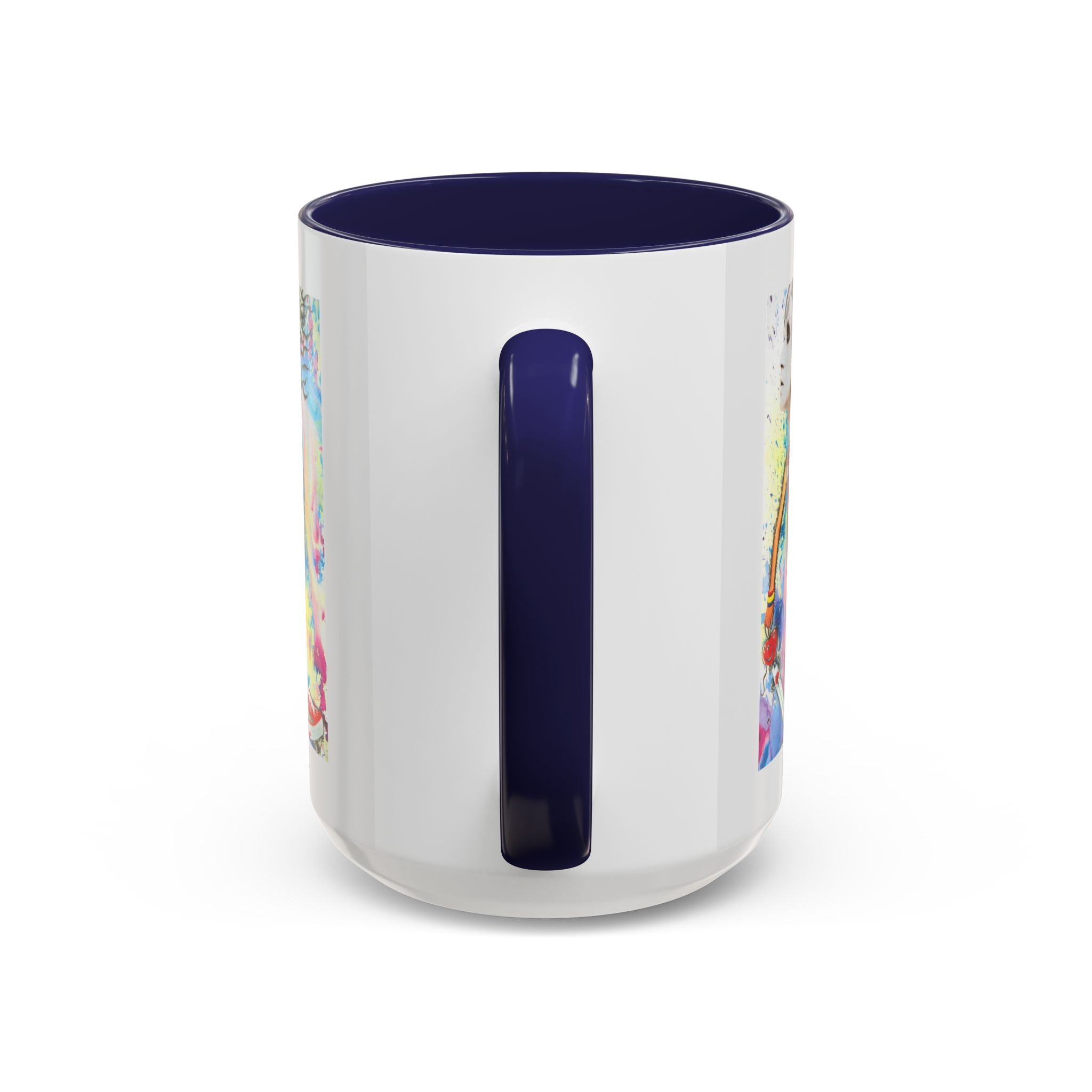 Colorful Abstract Woman Portrait Mug | Accent Coffee Mug