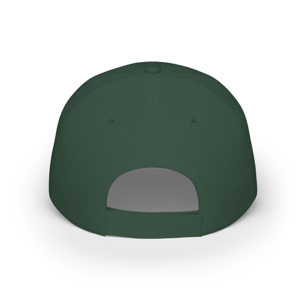 Colorful Spiral Sunflower Cap | Red Low Profile Baseball Cap