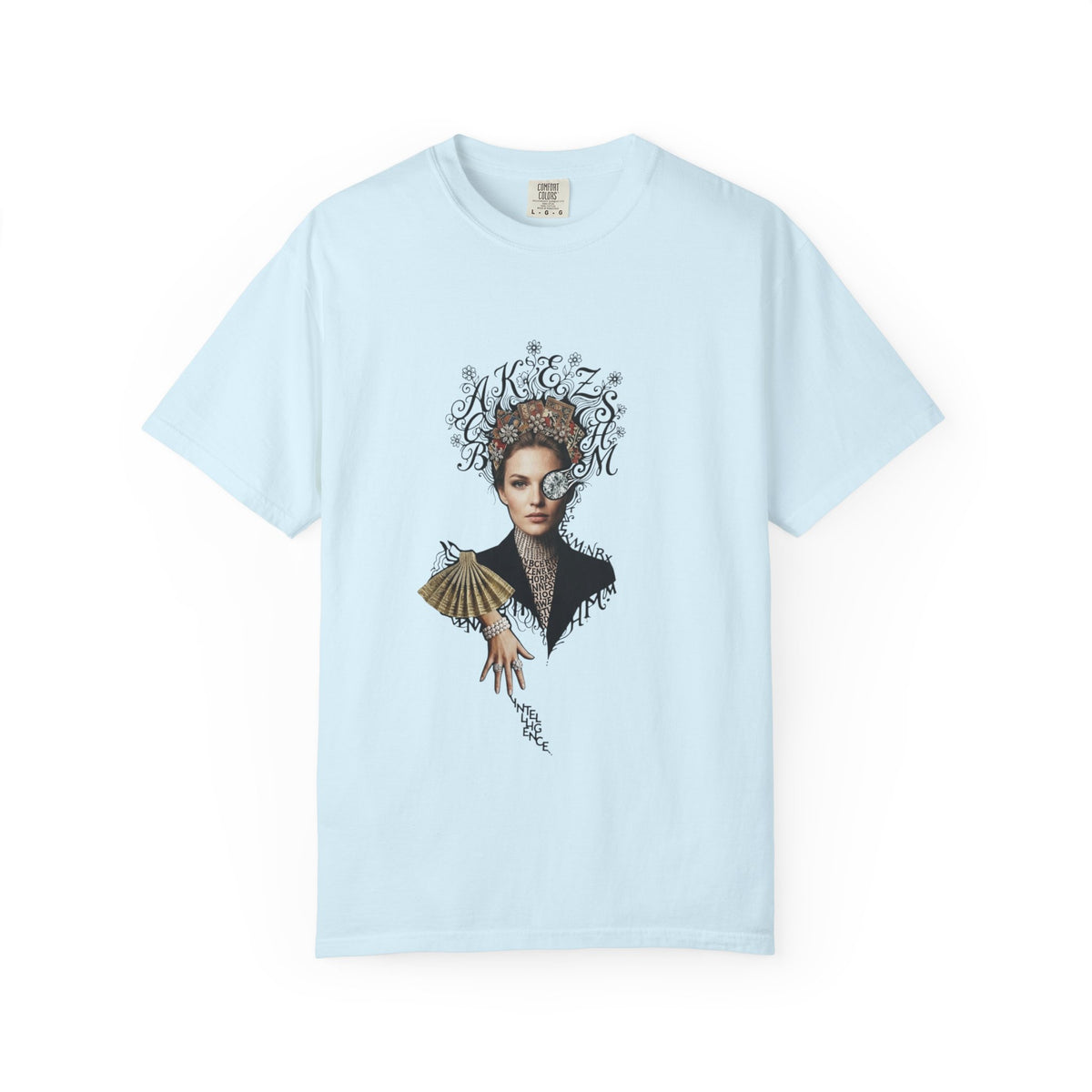 Artistic Femme Portrait T‑Shirt — 'No. 1' Fashion Graphic Tee